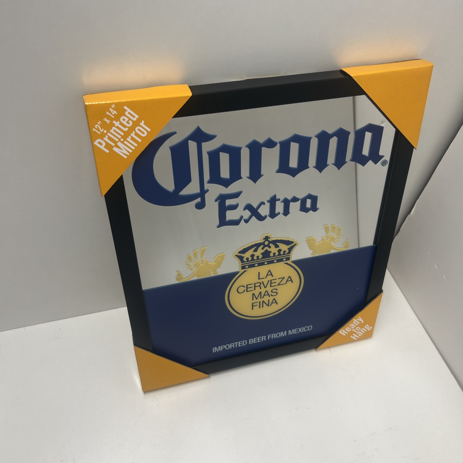 CORONA EXTRA LA CERVEZA printed mirror sleek new design CORONA EXTRA LA CERVEZA printed mirror sleek new design
