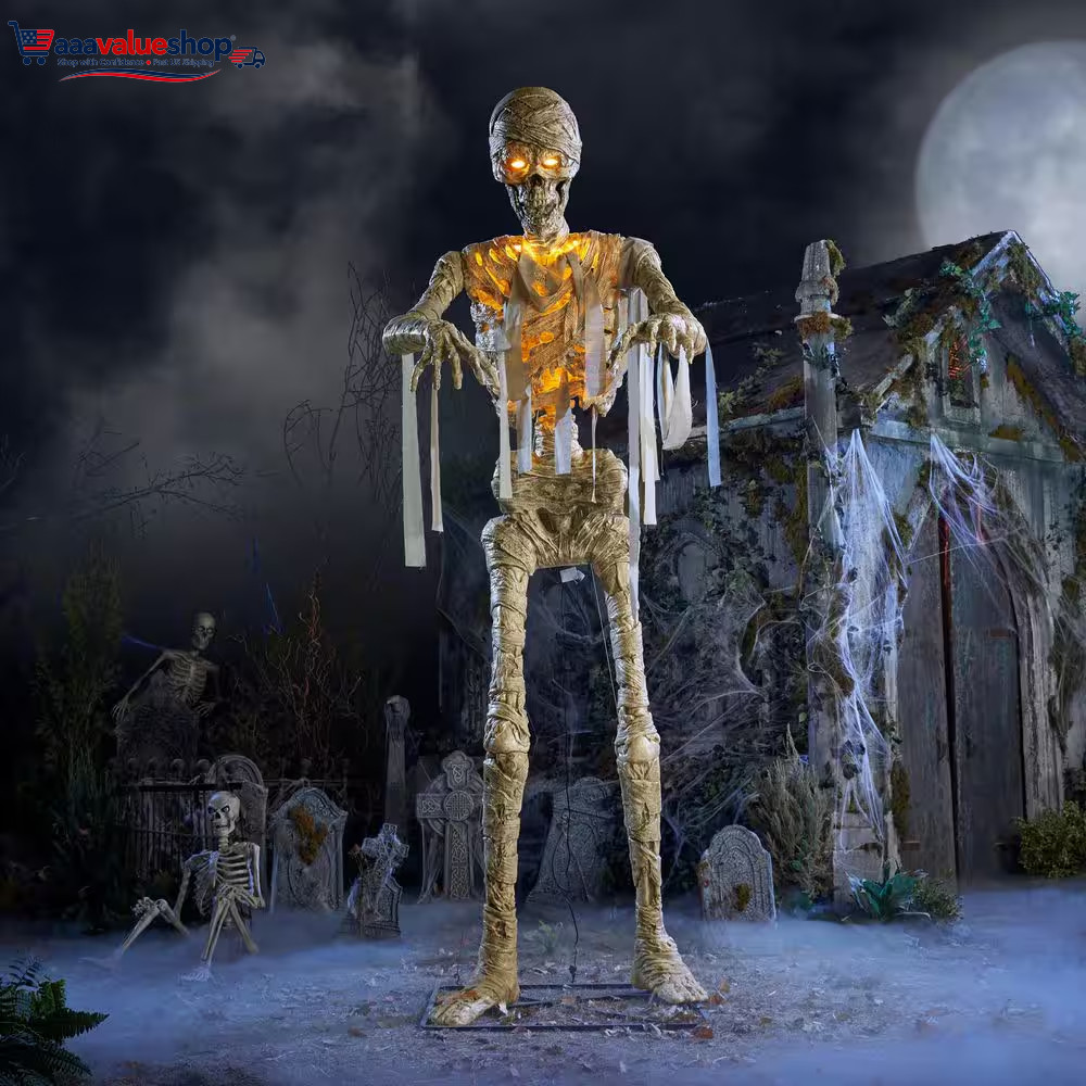 11 FT Grave & Bones Giant-Sized LED Mummy 11 FT Grave & Bones Giant-Sized LED Mummy