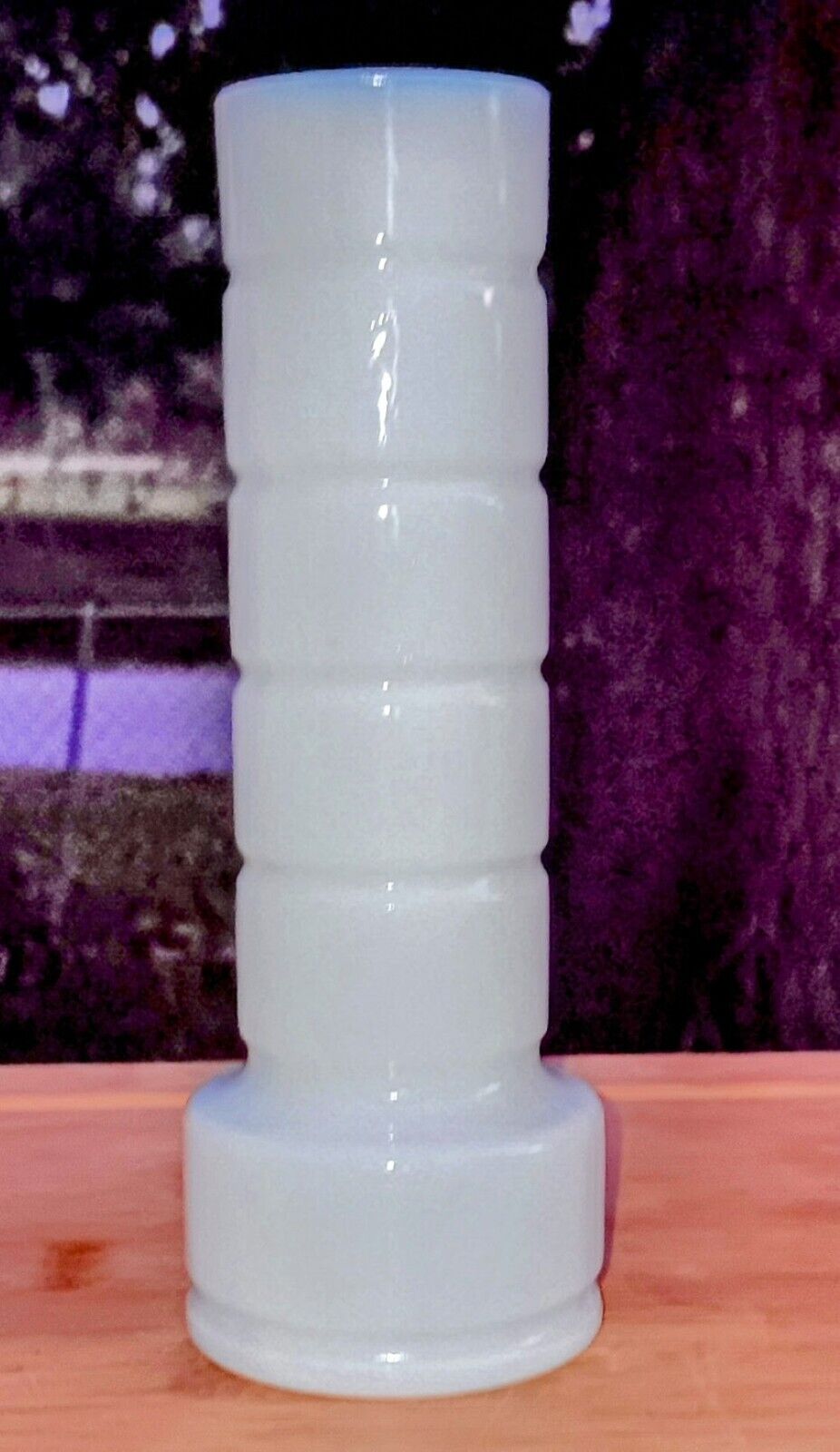 Vintage Milk Glass Vase 