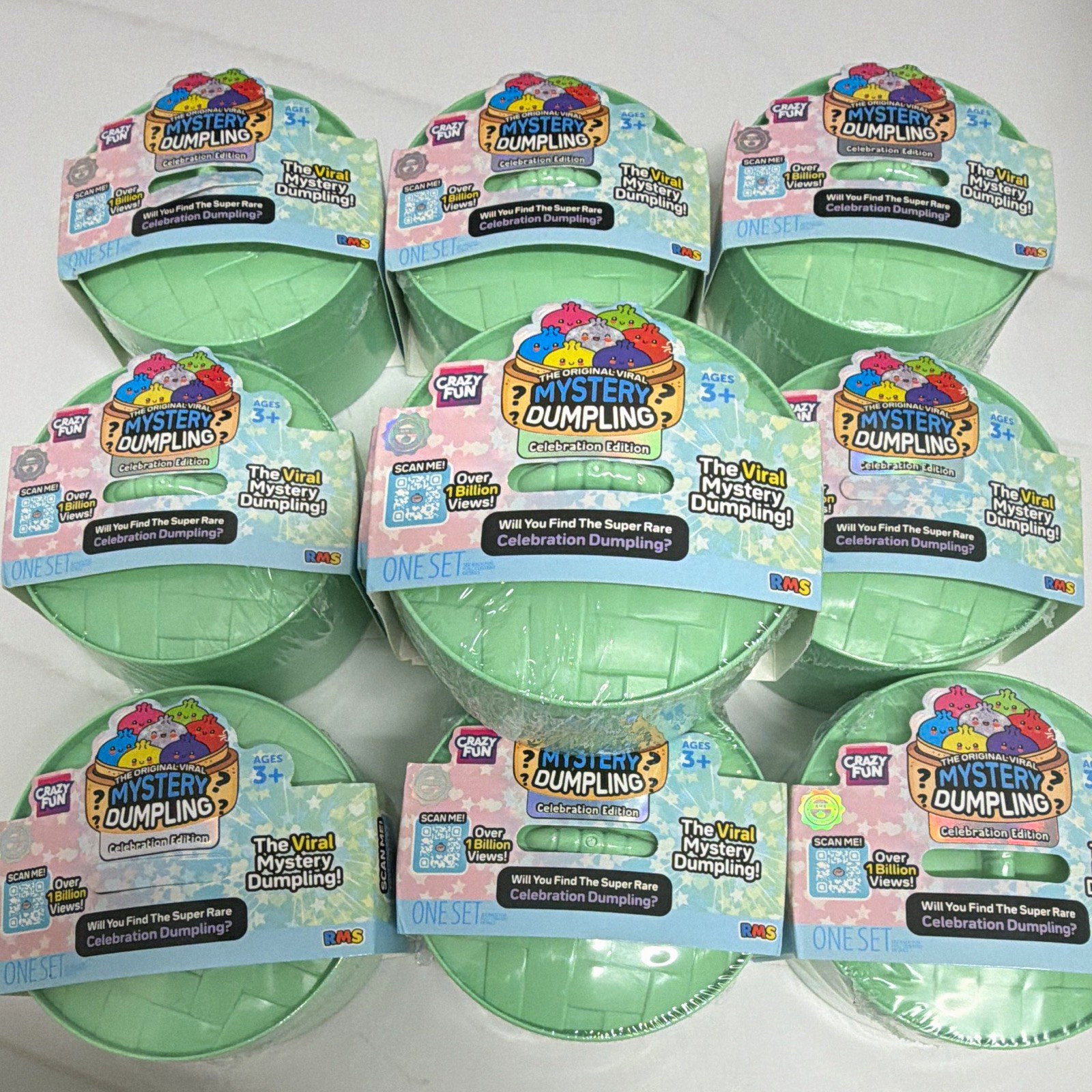 RMS Crazy Fun Viral Mystery Dumpling Celebration Edition Blind Pack LOT 10 RMS Crazy Fun Viral Mystery Dumpling Celebration Edition Blind Pack LOT 10