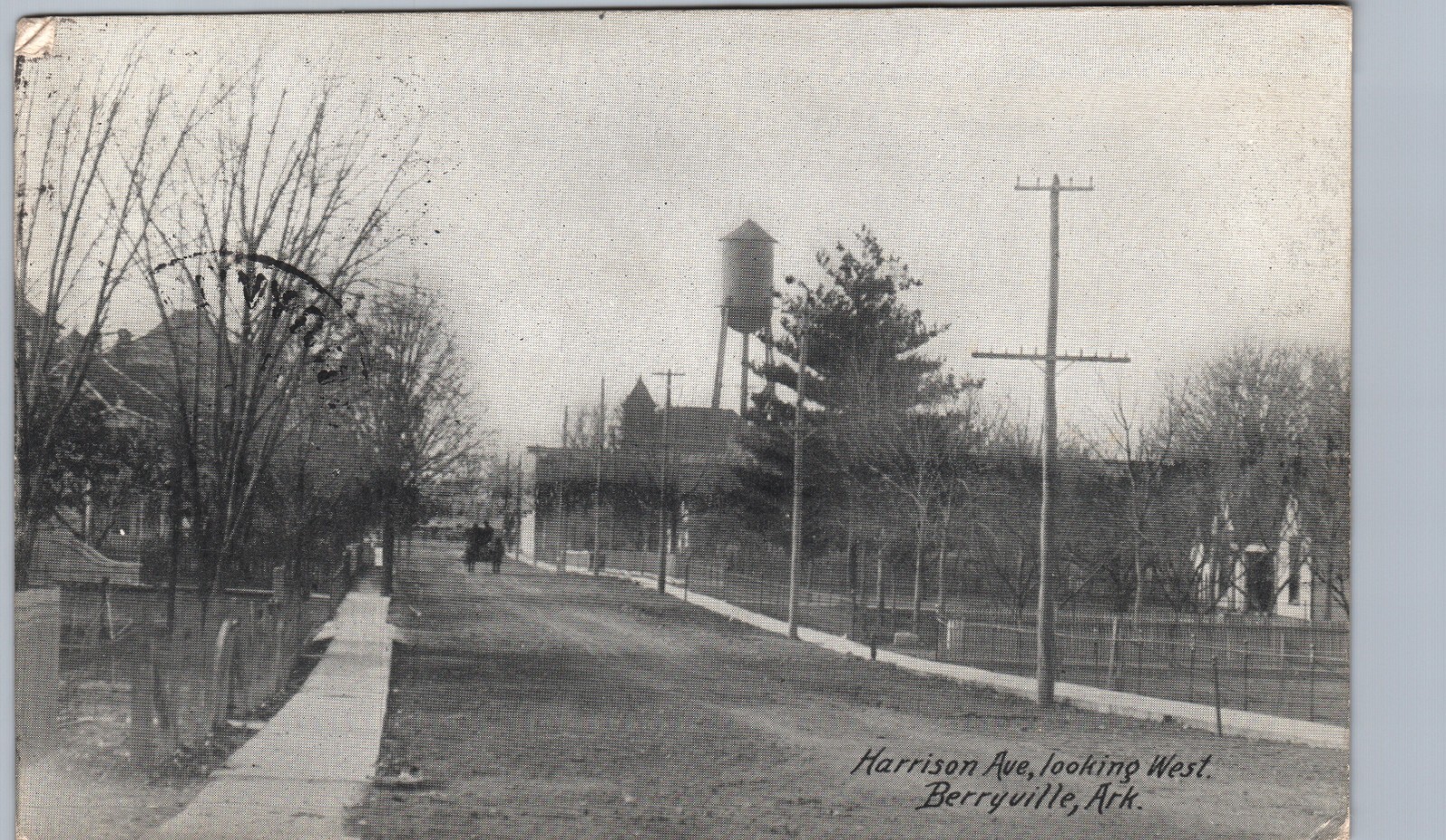 HARRISON AVENUE berryville ar original antique postcard arkansas street HARRISON AVENUE berryville ar original antique postcard arkansas street