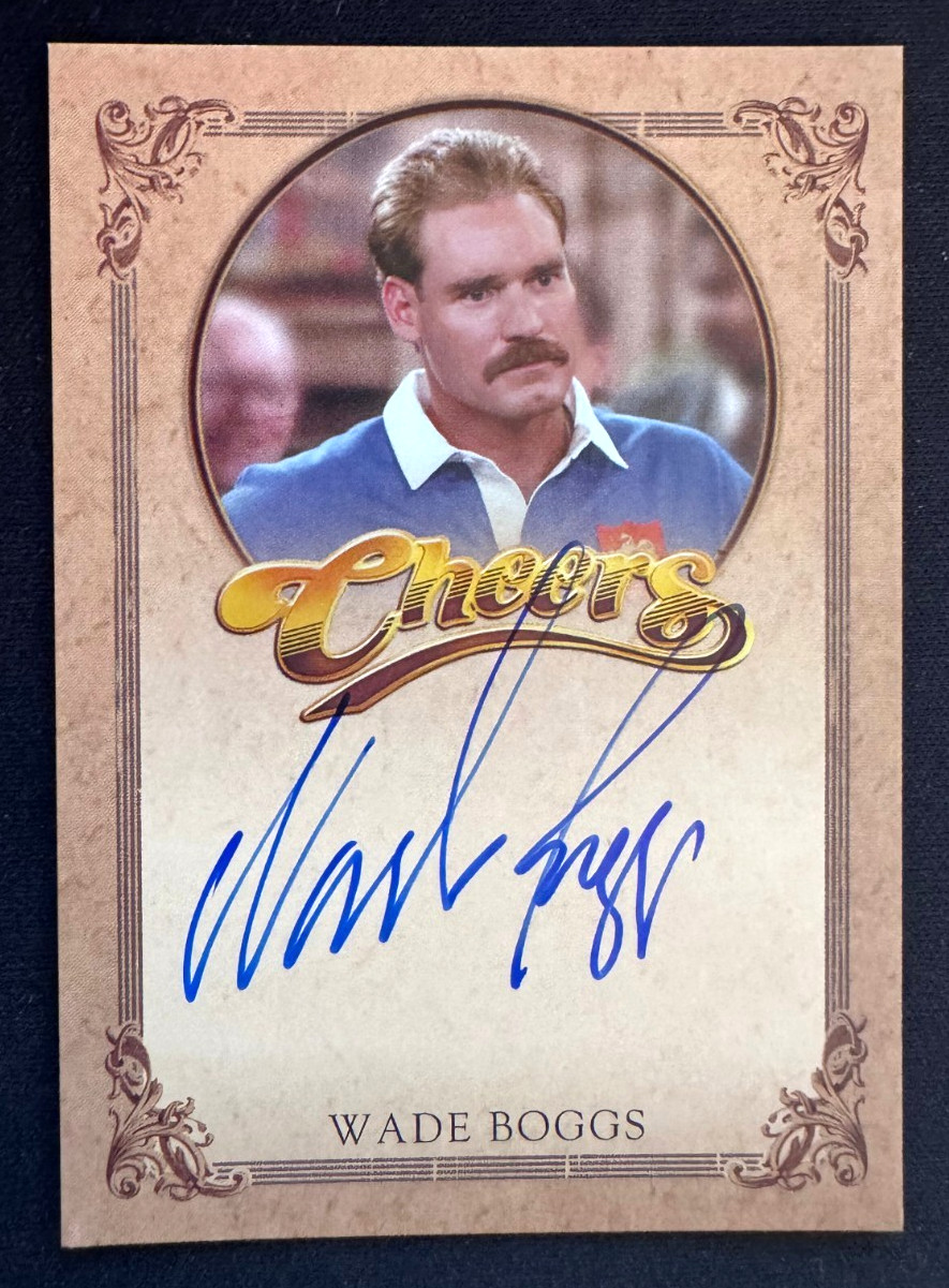 2025 RITTENHOUSE CHEERS WADE BOGGS "BAR WARS" ON CARD AUTO AUTOGRAPH RARE SSP 2025 RITTENHOUSE CHEERS WADE BOGGS "BAR WARS" ON CARD AUTO AUTOGRAPH RARE SSP