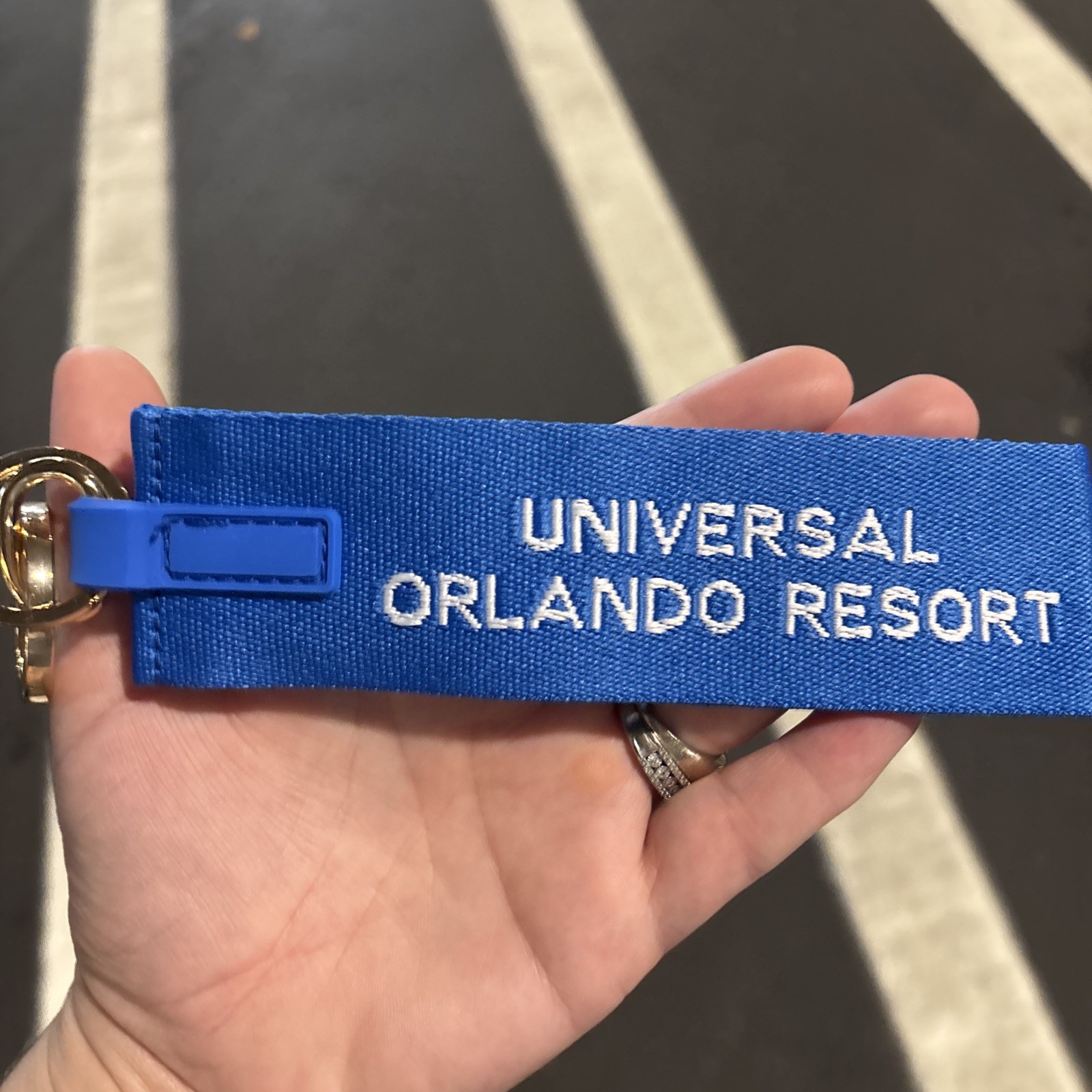 Universal Studios Orlando Annual Passholder Wristlet Keychain New UOAP