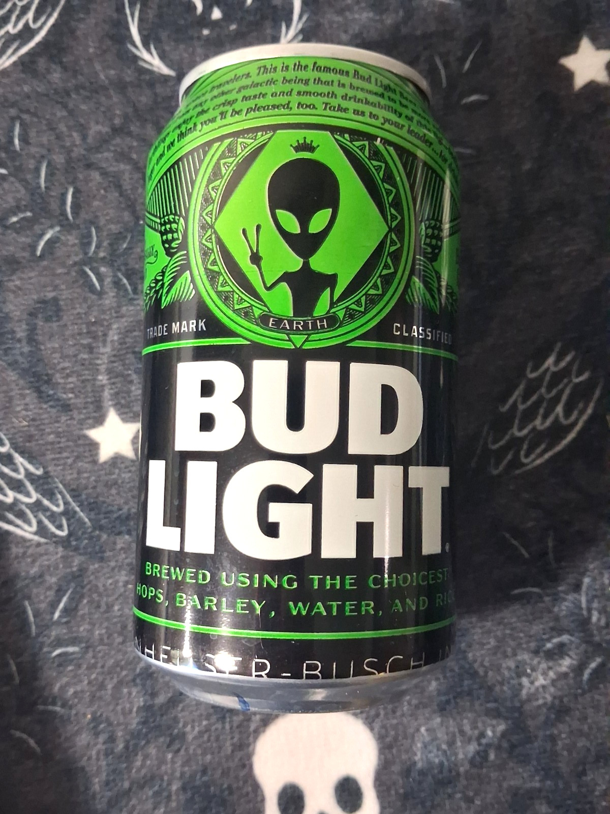 Bud Light Alien Storm Area 51 Can  - December 25th 2019 Limited Edition