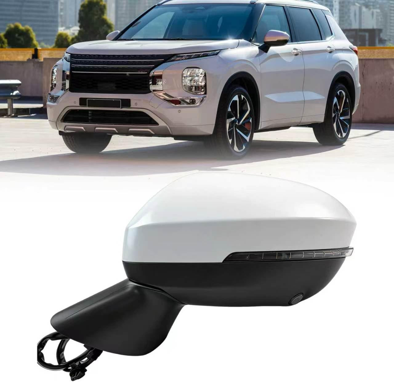 Driver Left Side Mirror Compatible with 2022-2025 Mitsubishi Outlander Door Mirr Driver Left Side Mirror Compatible with 2022-2025 Mitsubishi Outlander Door Mirr
