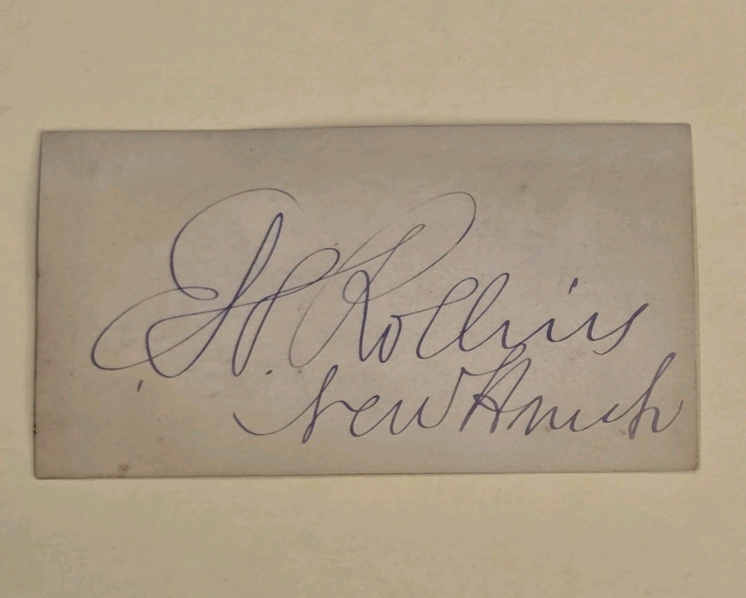 Edward H Rollins Signed Civil War Congressman Autograph Senator Politician Auto Edward H Rollins Signed Civil War Congressman Autograph Senator Politician Auto