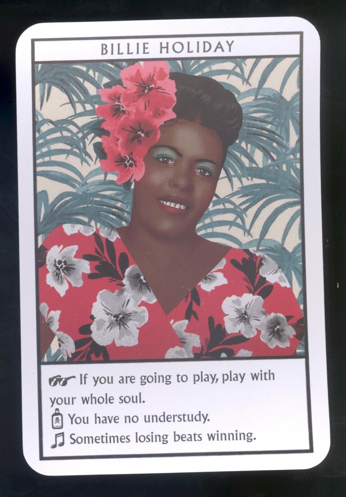 Billie Holiday Music Pop Rock Tarot Trading Card 2019 Mint