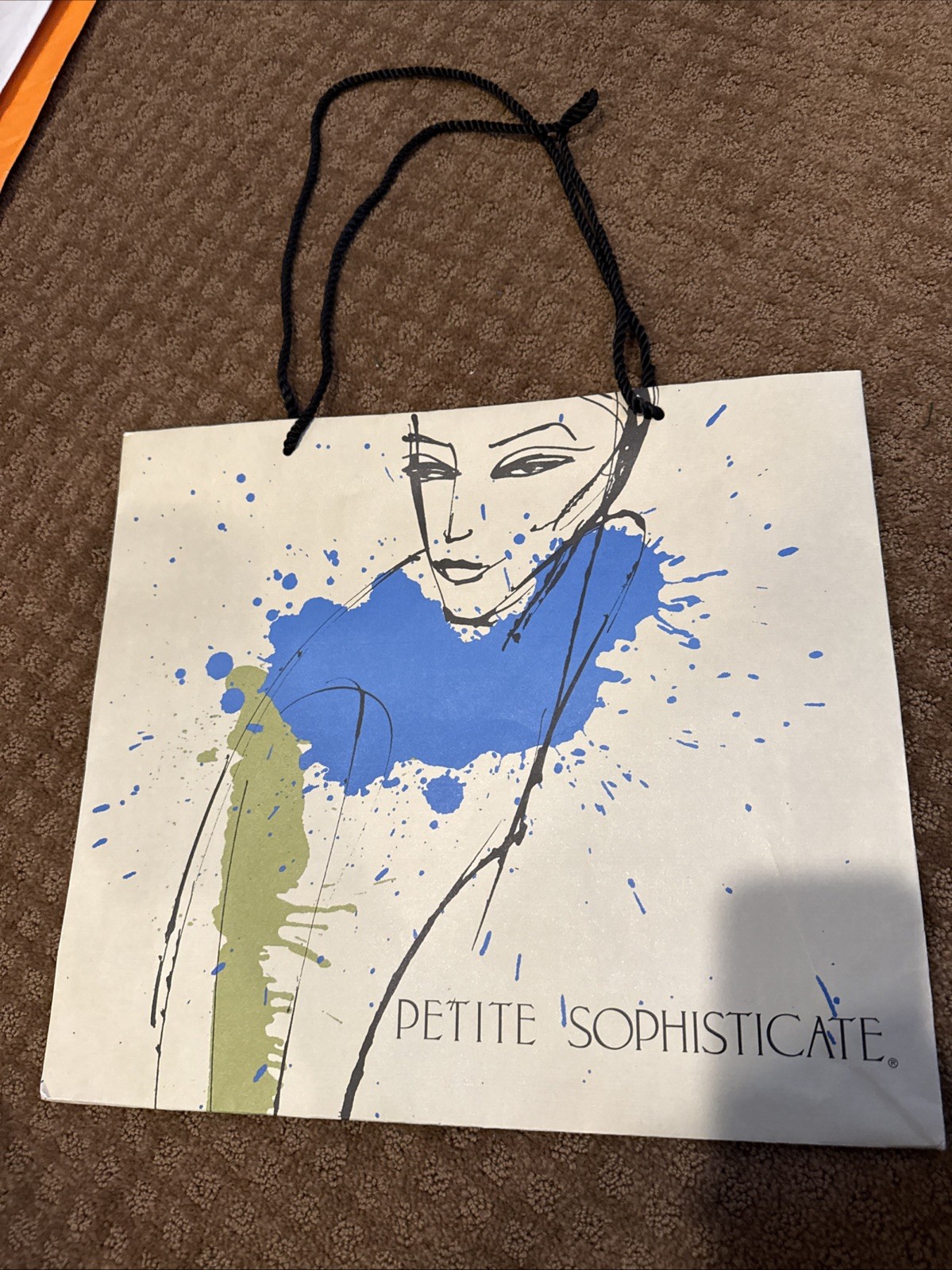 Petite Sophisticate Paper Shopping Bag Vintage Art Store Closed Petite Sophisticate Paper Shopping Bag Vintage Art Store Closed