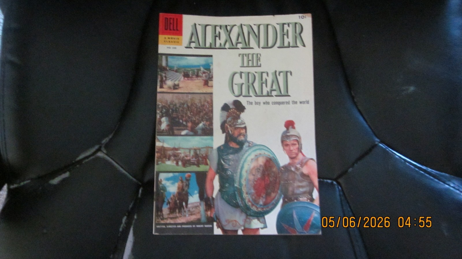 VINTAGE DELL COMICS ALEXANDER THE GREAT #688 1956 RICHARD BURTON VG/FN 5.0