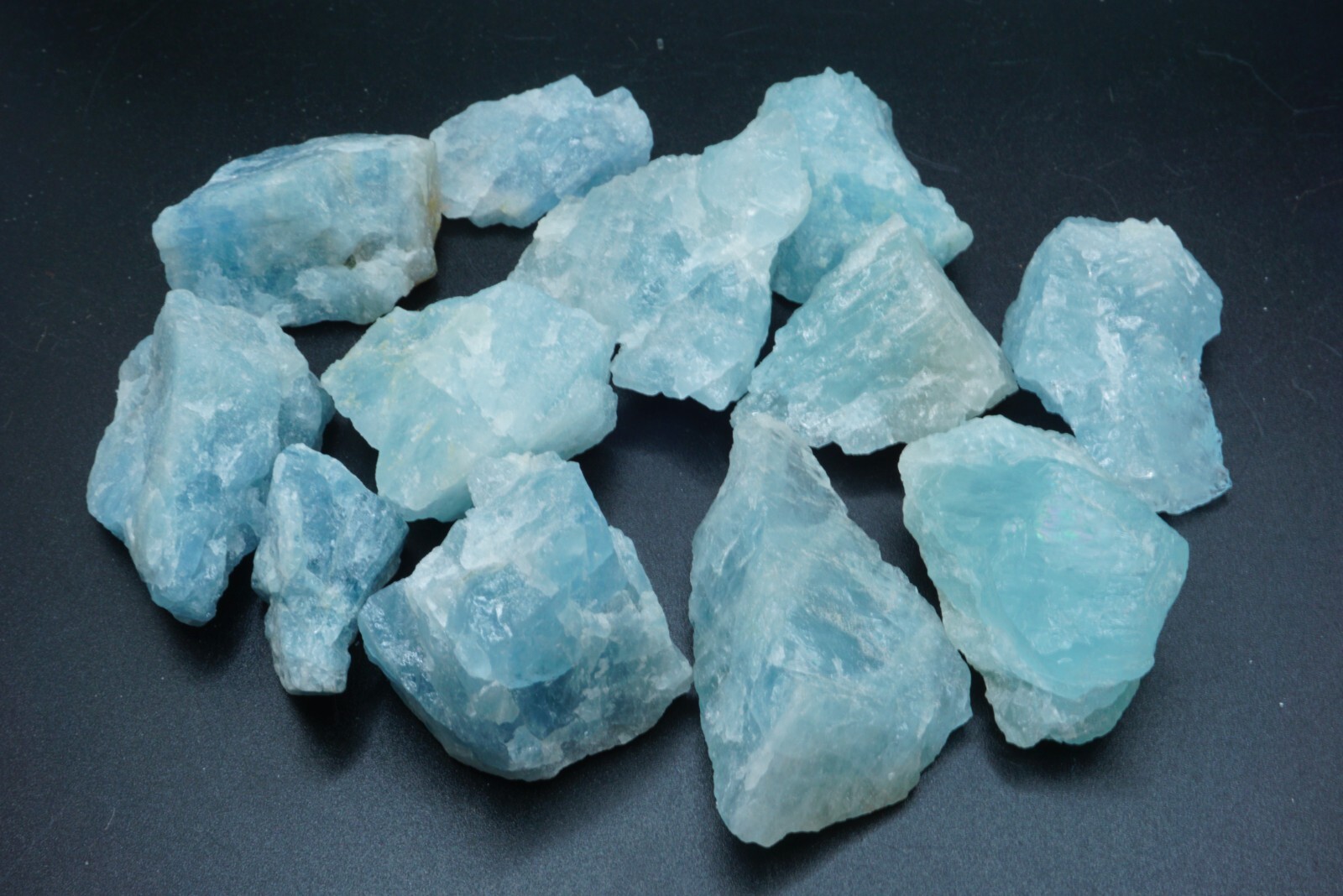 Aquamarine Collection 1/4 Lb Natural Blue Crystal 1st Quality Specimen Gemstones Aquamarine Collection 1/4 Lb Natural Blue Crystal 1st Quality Specimen Gemstones
