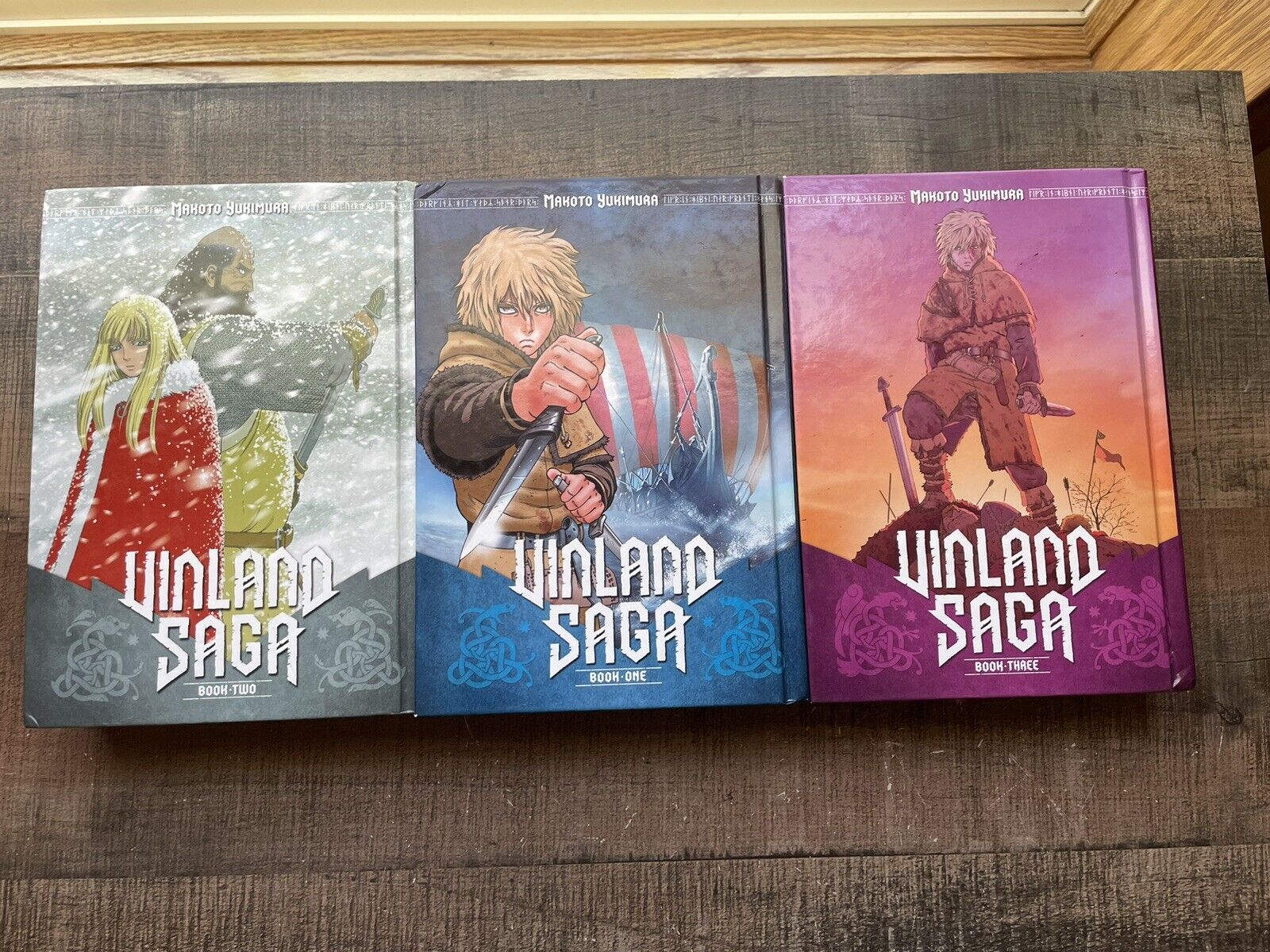 Vinland Saga Manga English Hardcover Volume 1-3 Lot, 2013, Kodansha Comics