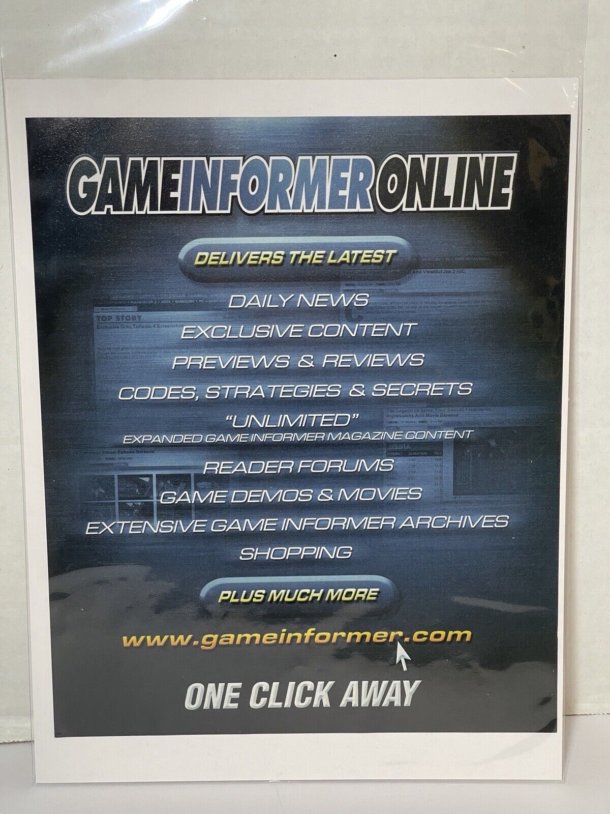 Game Informer Online Print Ad