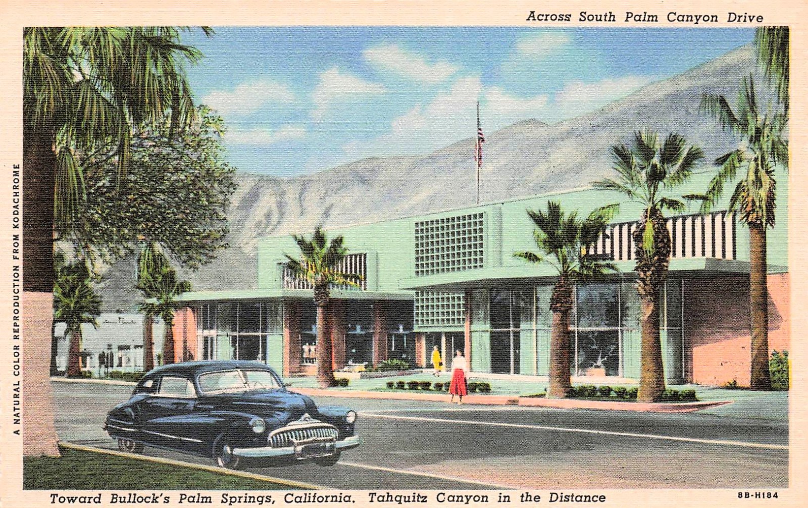Bullock's Department Store in Palm Springs, California Vtg Postcard I30 Bullock's Department Store in Palm Springs, California Vtg Postcard I30