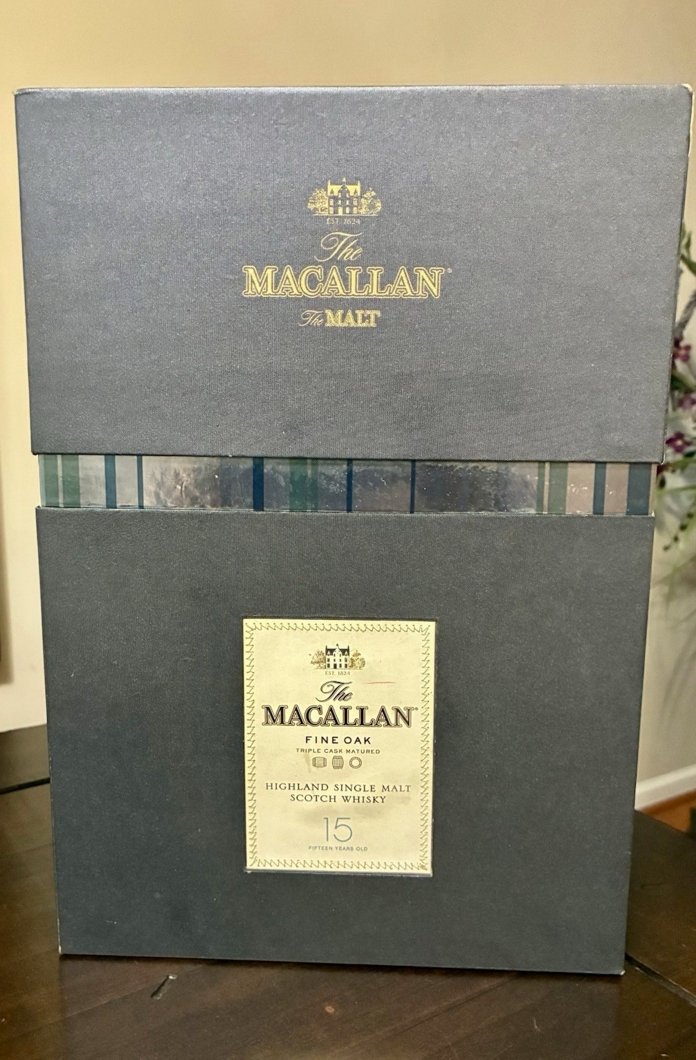 The Macallan 15 Year Scotch Whisky Display/Presentation Box, Distillery Theme The Macallan 15 Year Scotch Whisky Display/Presentation Box, Distillery Theme