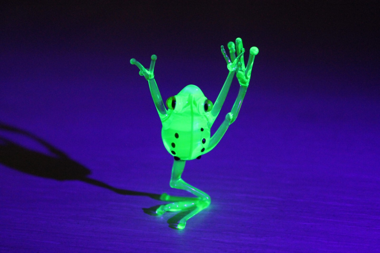 Uranium Glass Frog Hand-Blown Collectible Figurine Blown Uranium Vaseline Glass Uranium Glass Frog Hand-Blown Collectible Figurine Blown Uranium Vaseline Glass