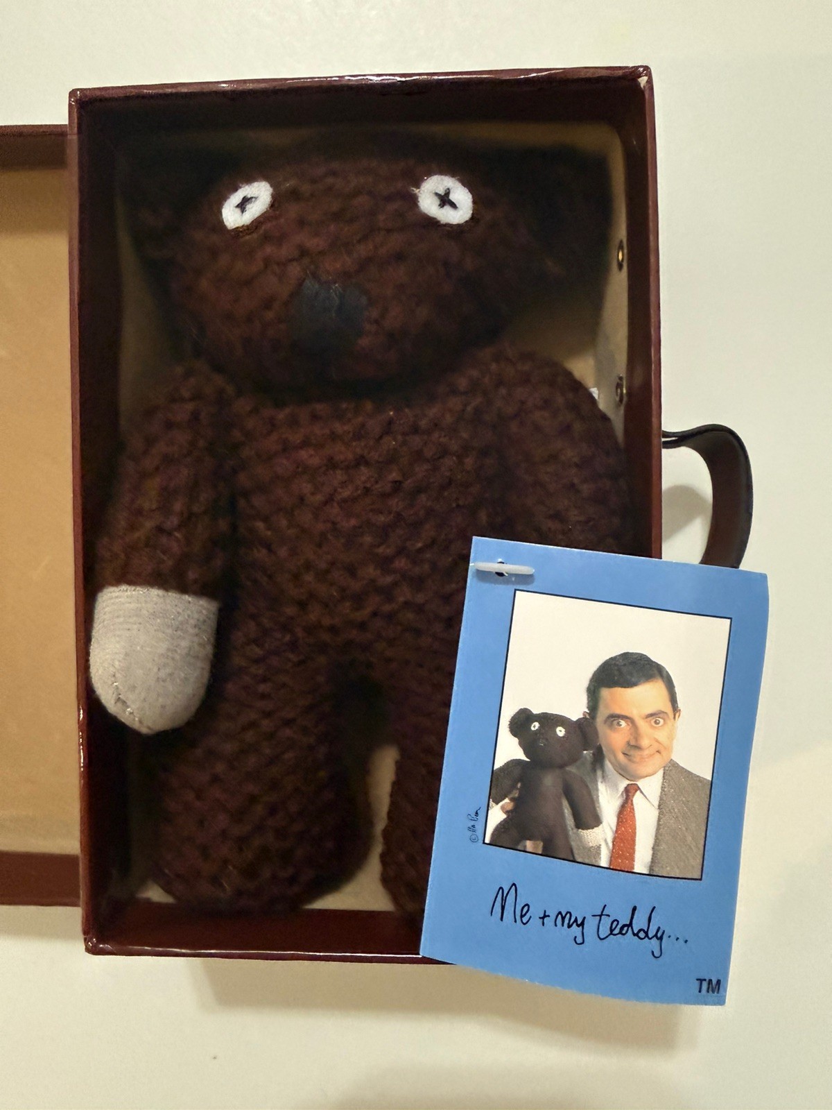 Rare, Authentic Mr Bean “Teddy on Board” in Travel Case, 7” Teddy, S/N 591408 Rare, Authentic Mr Bean “Teddy on Board” in Travel Case, 7” Teddy, S/N 591408