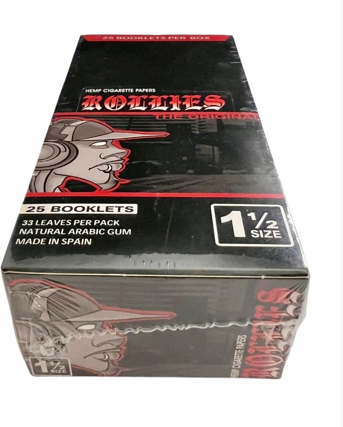 Rollies 1 1/2 Size Rolling Papers Full Box of 25 Booklets Full Sealed Box Rollies 1 1/2 Size Rolling Papers Full Box of 25 Booklets Full Sealed Box
