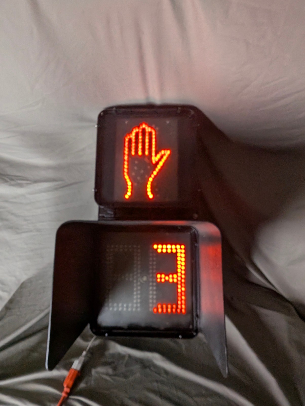 Vintage Durasig Walk Don't Walk Traffic Light Signal Polycarbonate Vintage Durasig Walk Don't Walk Traffic Light Signal Polycarbonate