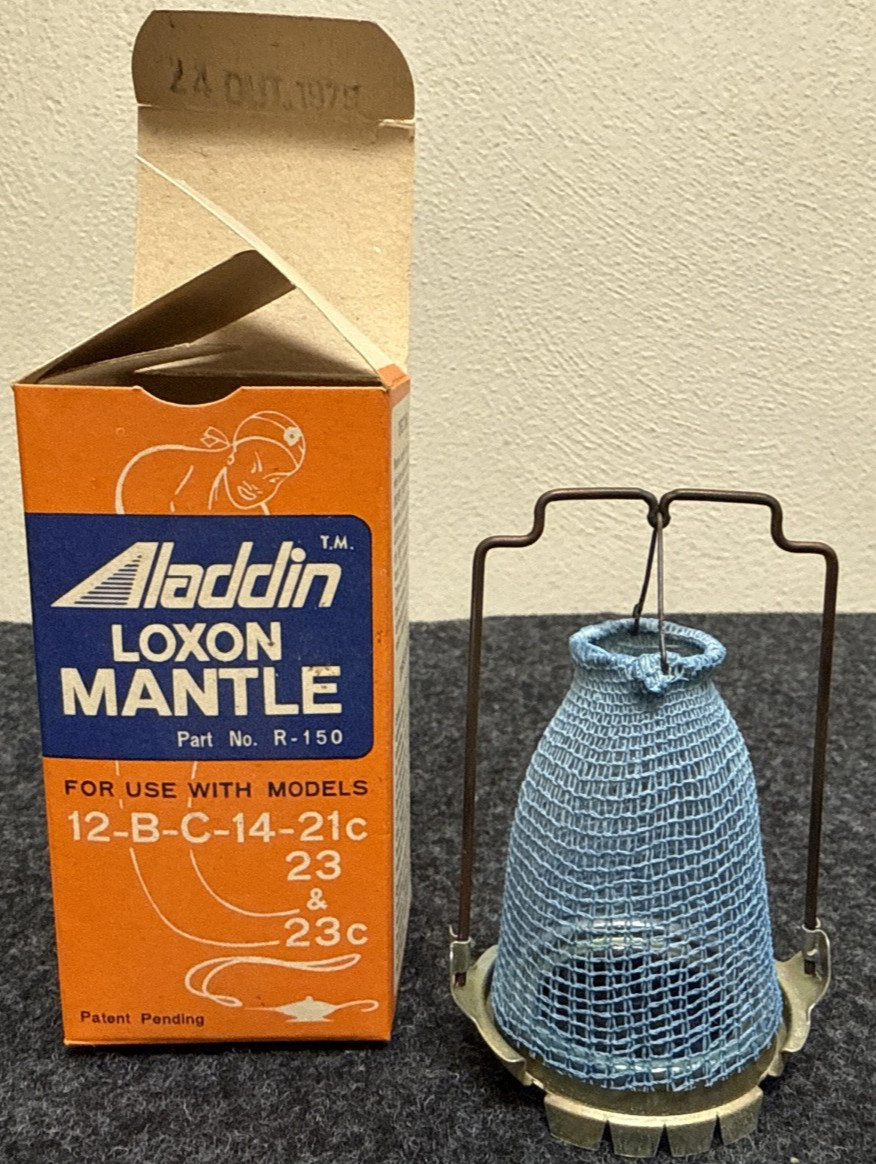 Aladdin Lamp Loxon Lox-On Mantle Part No. R-150 12-B-C-14-21c 23 23c NIB NOS Aladdin Lamp Loxon Lox-On Mantle Part No. R-150 12-B-C-14-21c 23 23c NIB NOS