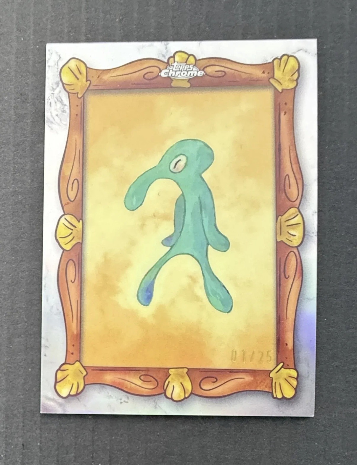 TOPPS CHROME SPONGEBOB 25TH ANNIVERSARY BOLD & BRASH BOLD AND BRASH 01/25 TOPPS CHROME SPONGEBOB 25TH ANNIVERSARY BOLD & BRASH BOLD AND BRASH 01/25