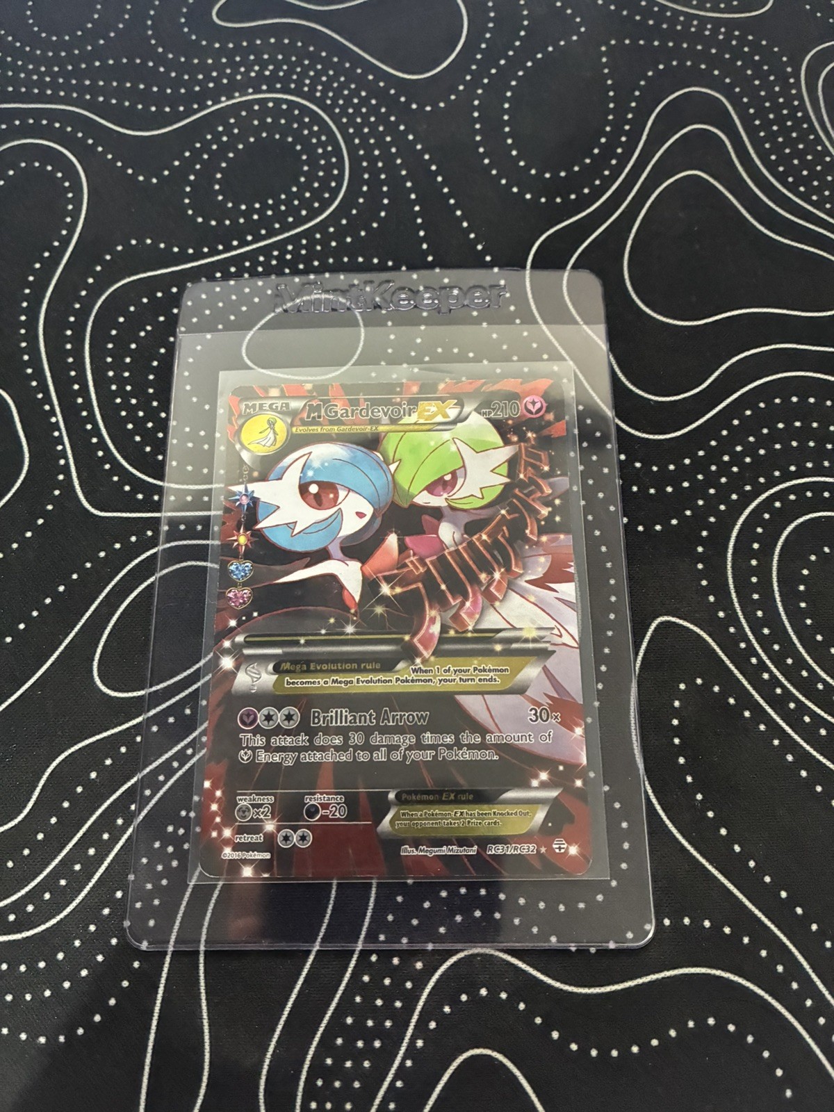 Mega M Gardevoir EX RC31/RC32 Generations Ultra Rare Full Art Holo Pokemon Card