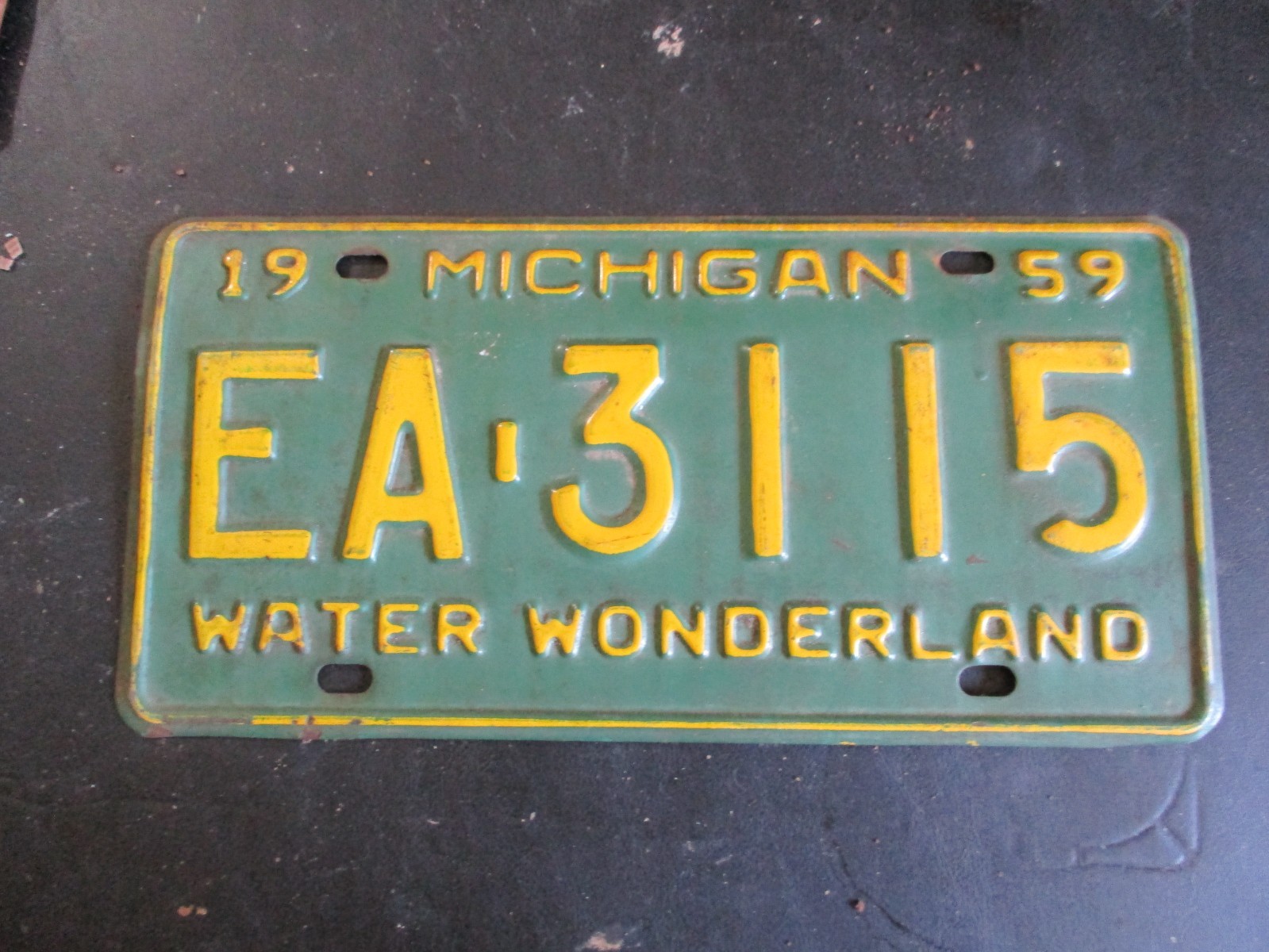 1959 michigan license plate