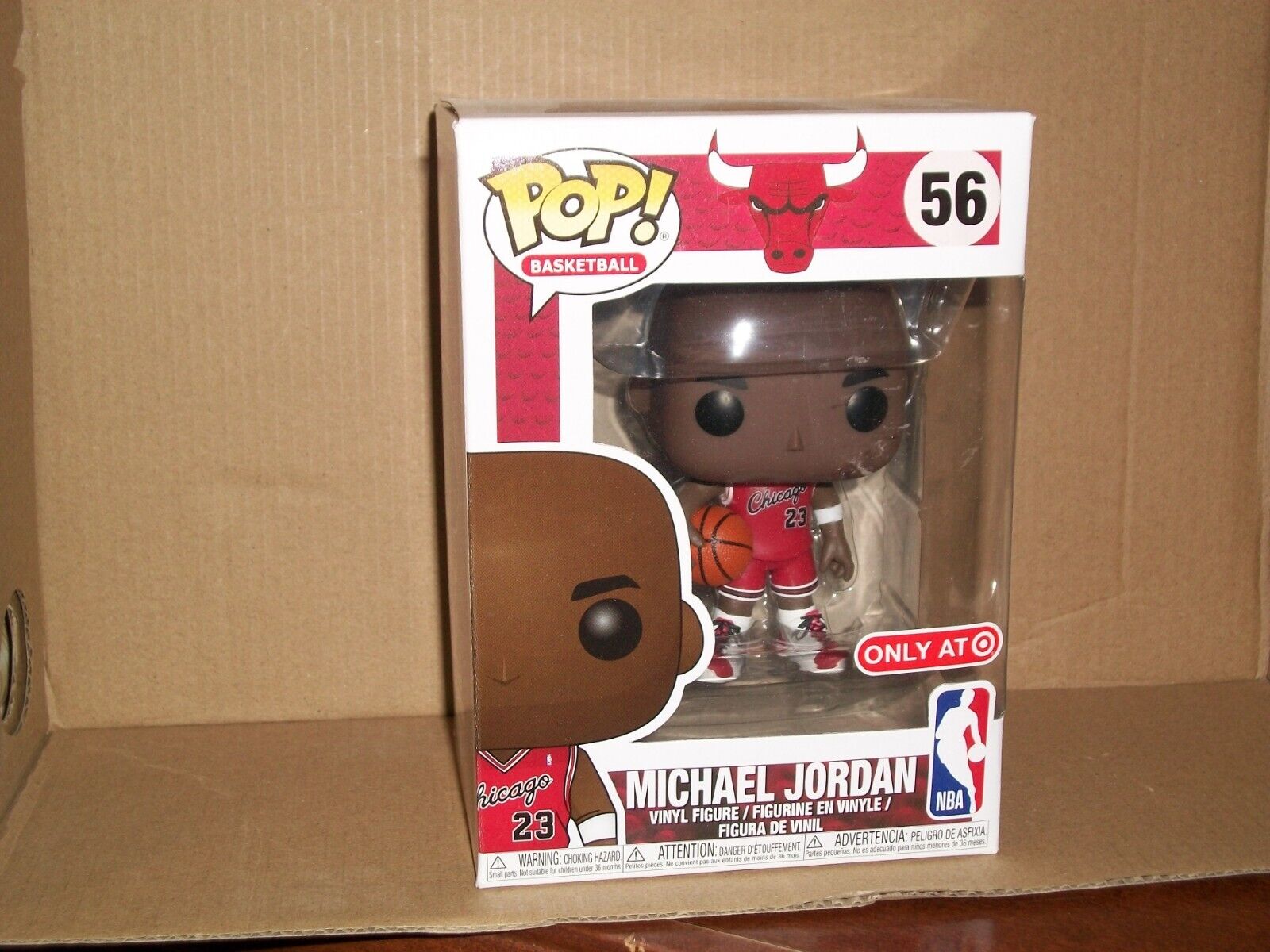 Funko Pop Basketball Target Exclusive #56 Michael Jordan w/pop protector
