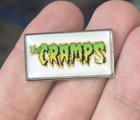 The Cramps enamel pin Psycho Billy Punk Indie MTV music Shock Rock Retro 80s 90s