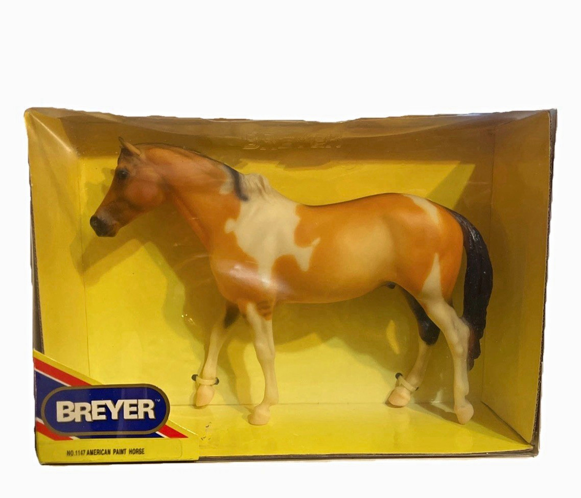 Breyer No. 1147 American Paint Horse Figurine Plastic, in Box