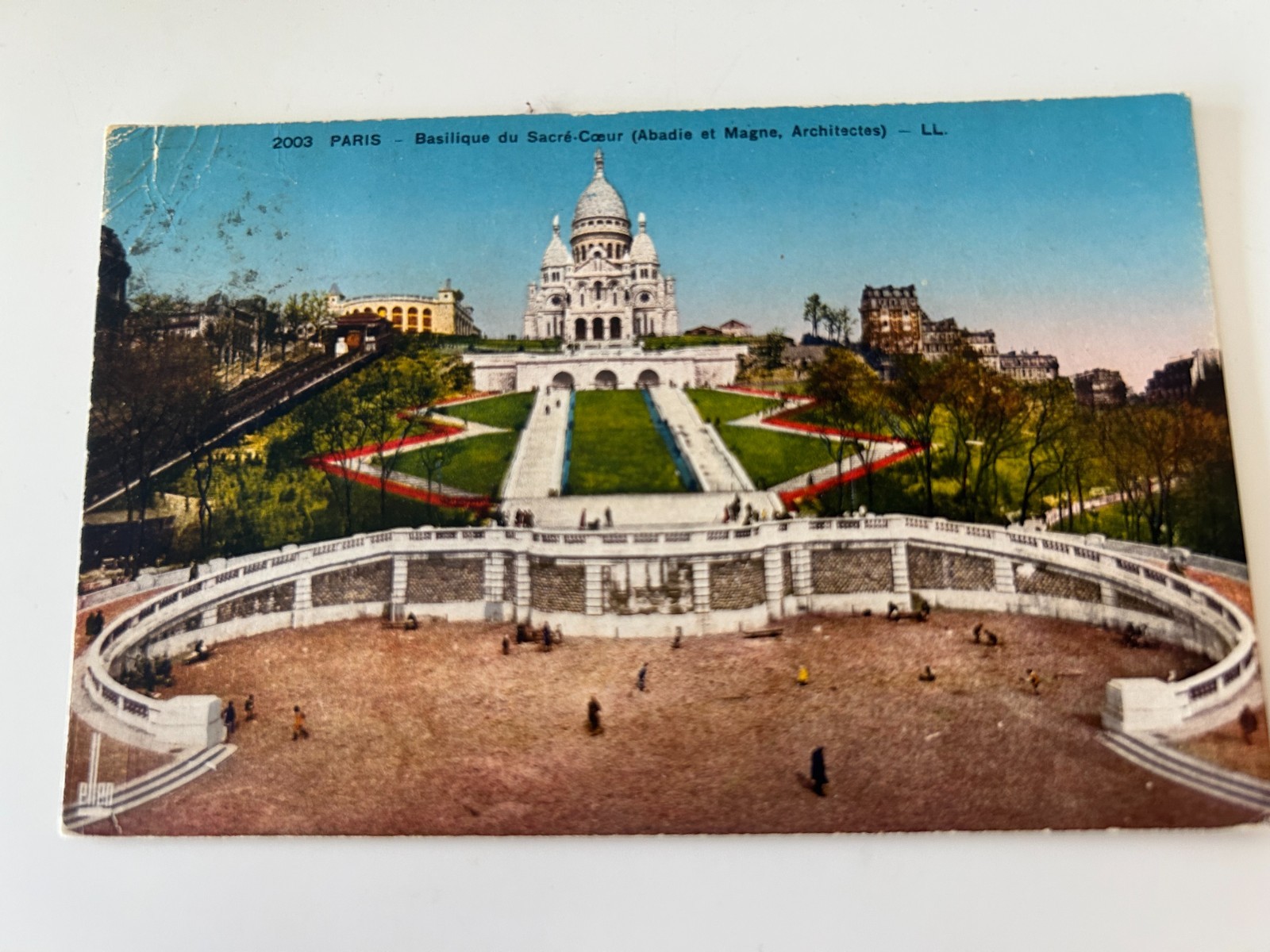 Basilique du Sacre-Coeur Paris France Vintage Postcard Basilique du Sacre-Coeur Paris France Vintage Postcard