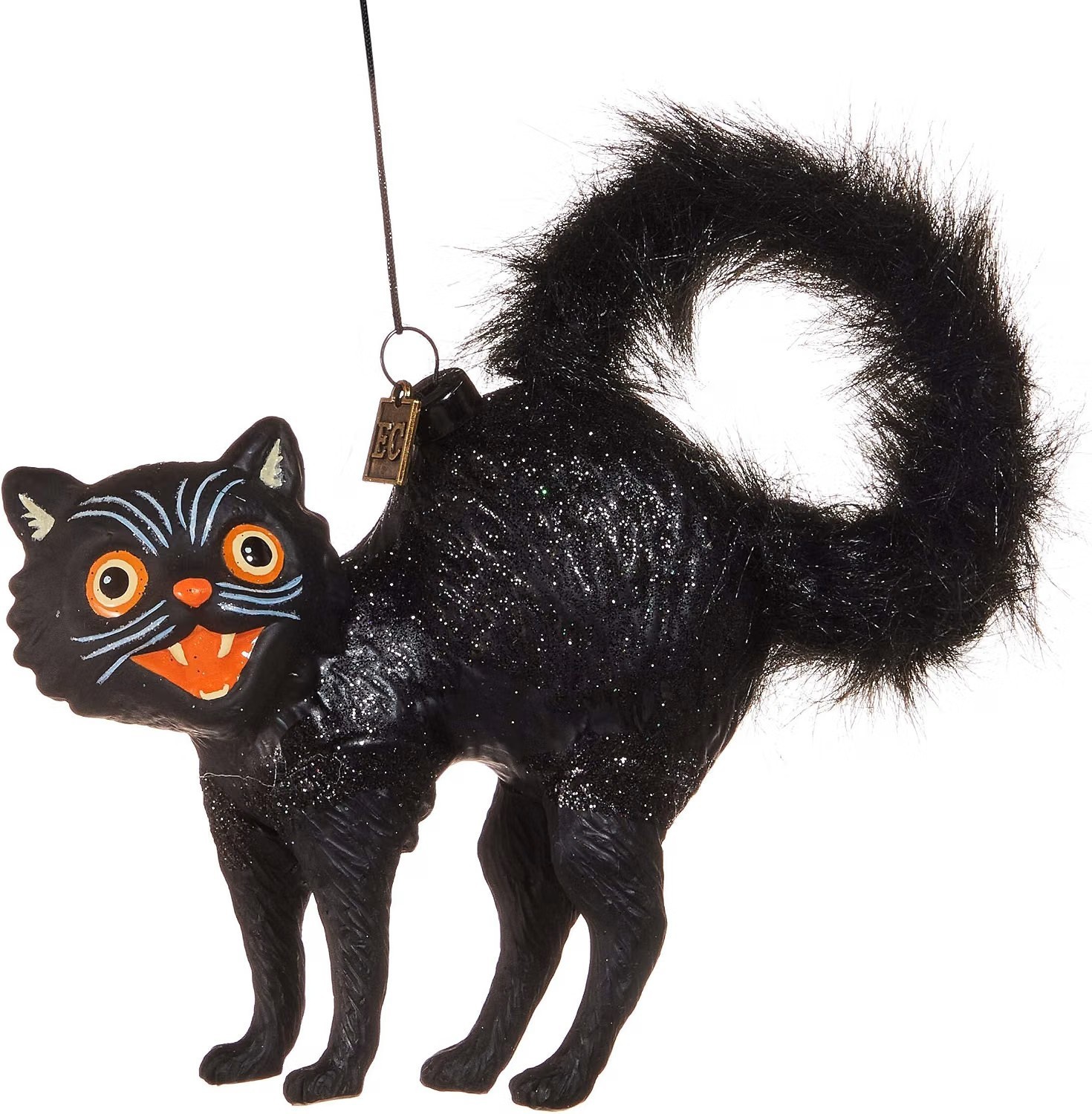 Raz Imports Black Fraidy Cat Halloween Christmas Ornament Glass Eric Cortina Raz Imports Black Fraidy Cat Halloween Christmas Ornament Glass Eric Cortina