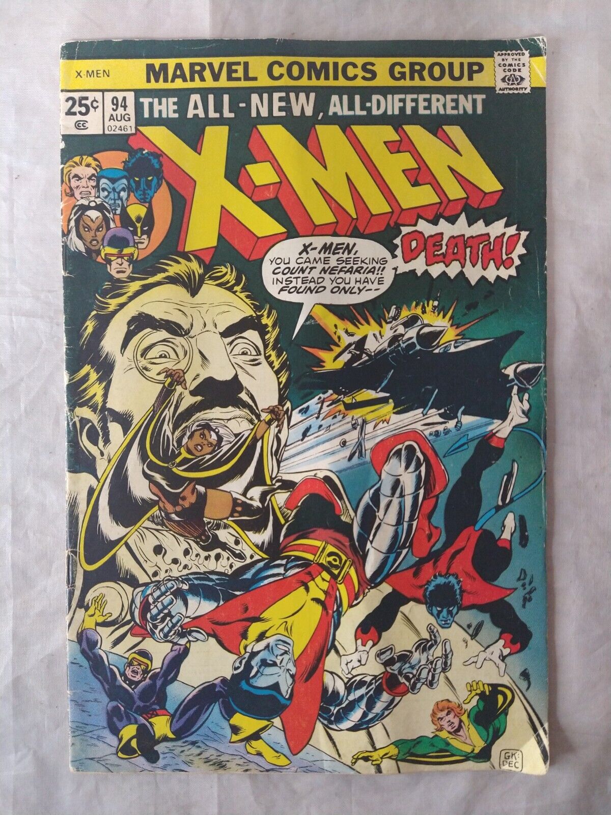 X-Men (1963) #94 4th Appearance Wolverine FN/VF.