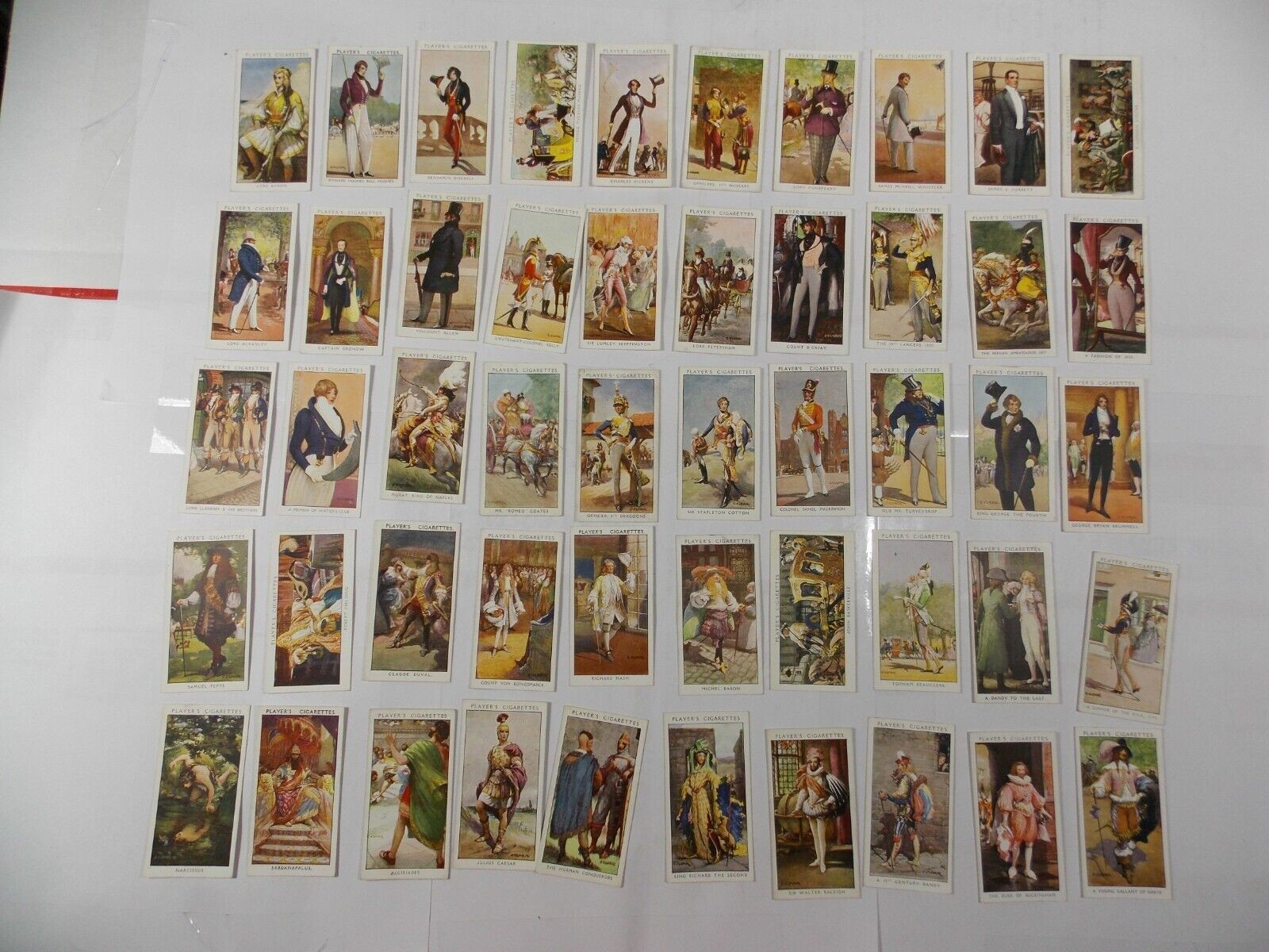 Players Cigarette Cards Dandies 1932 Complete Set 50 Players Cigarette Cards Dandies 1932 Complete Set 50