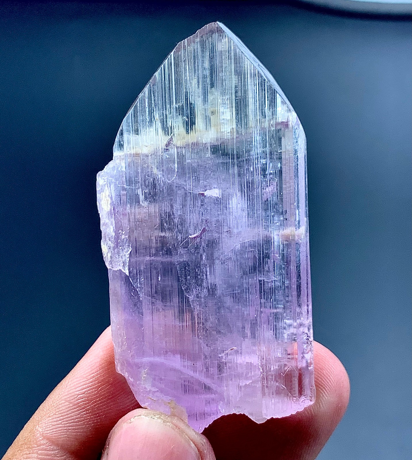 180 Carat Natural Pink Kunzite Crystal Specimen From Afghanistan