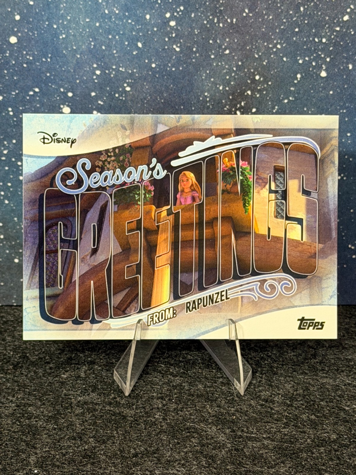2025 Topps Disney Wonder Seasons Greetings #SG-20 Rapunzel 💎 2025 Topps Disney Wonder Seasons Greetings #SG-20 Rapunzel 💎