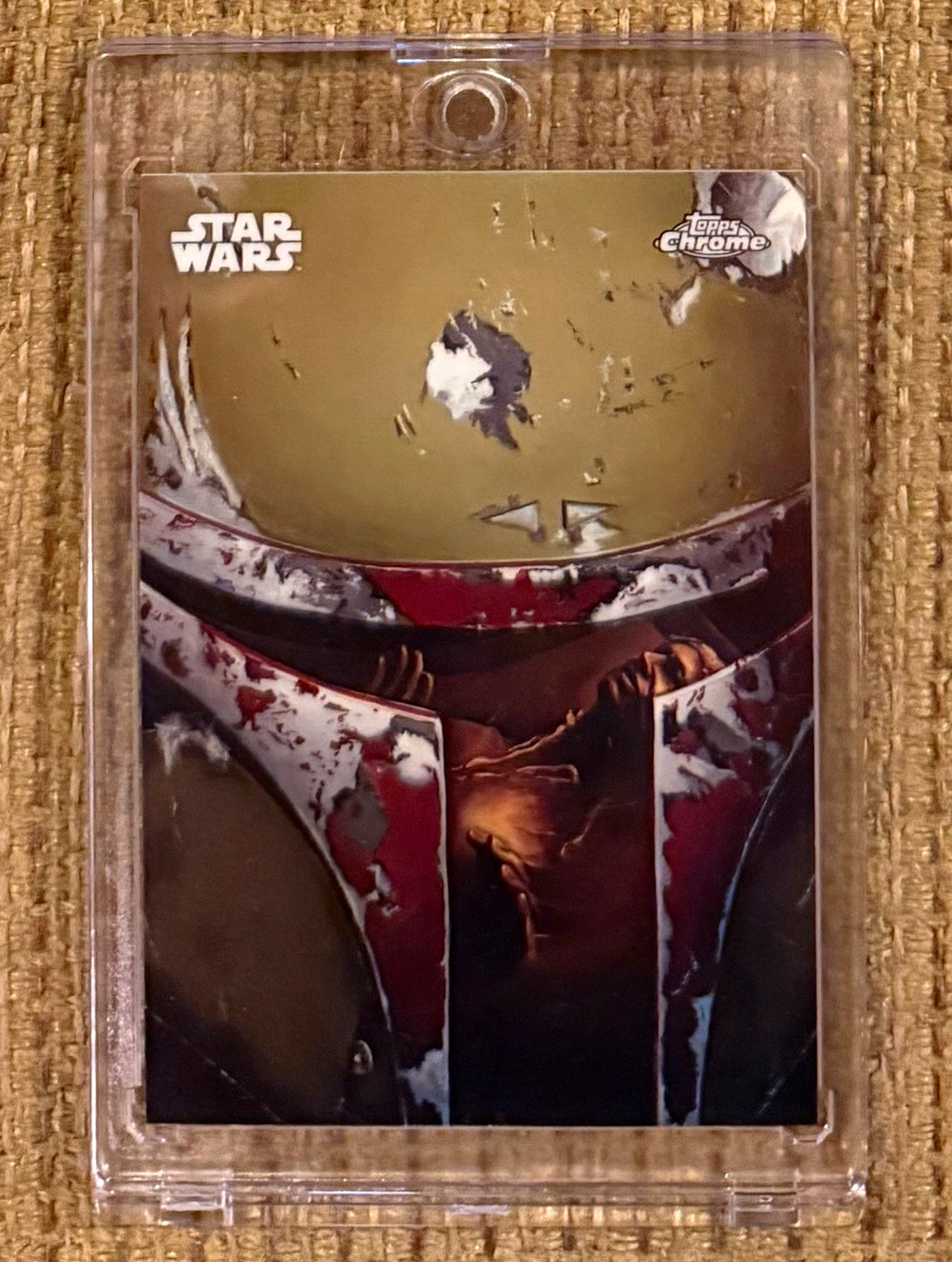 2024 Topps Star Wars Chrome Reflections Boba Fett Card R-5: ungraded, excellent 
