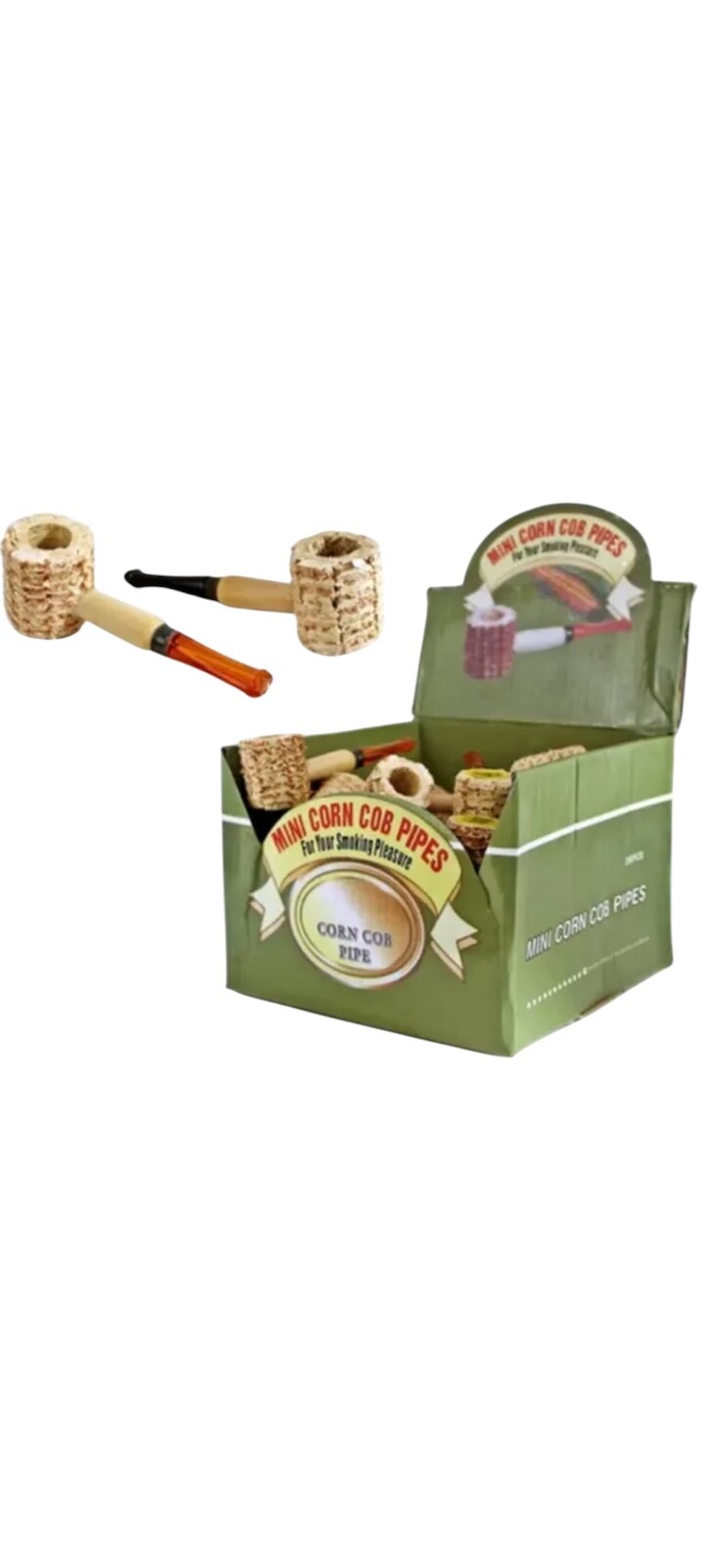 36pcs. Straight Mini Corn Cob Tobacco Pipe Small Corn Cob Smoking Pipe 36pcs. Straight Mini Corn Cob Tobacco Pipe Small Corn Cob Smoking Pipe
