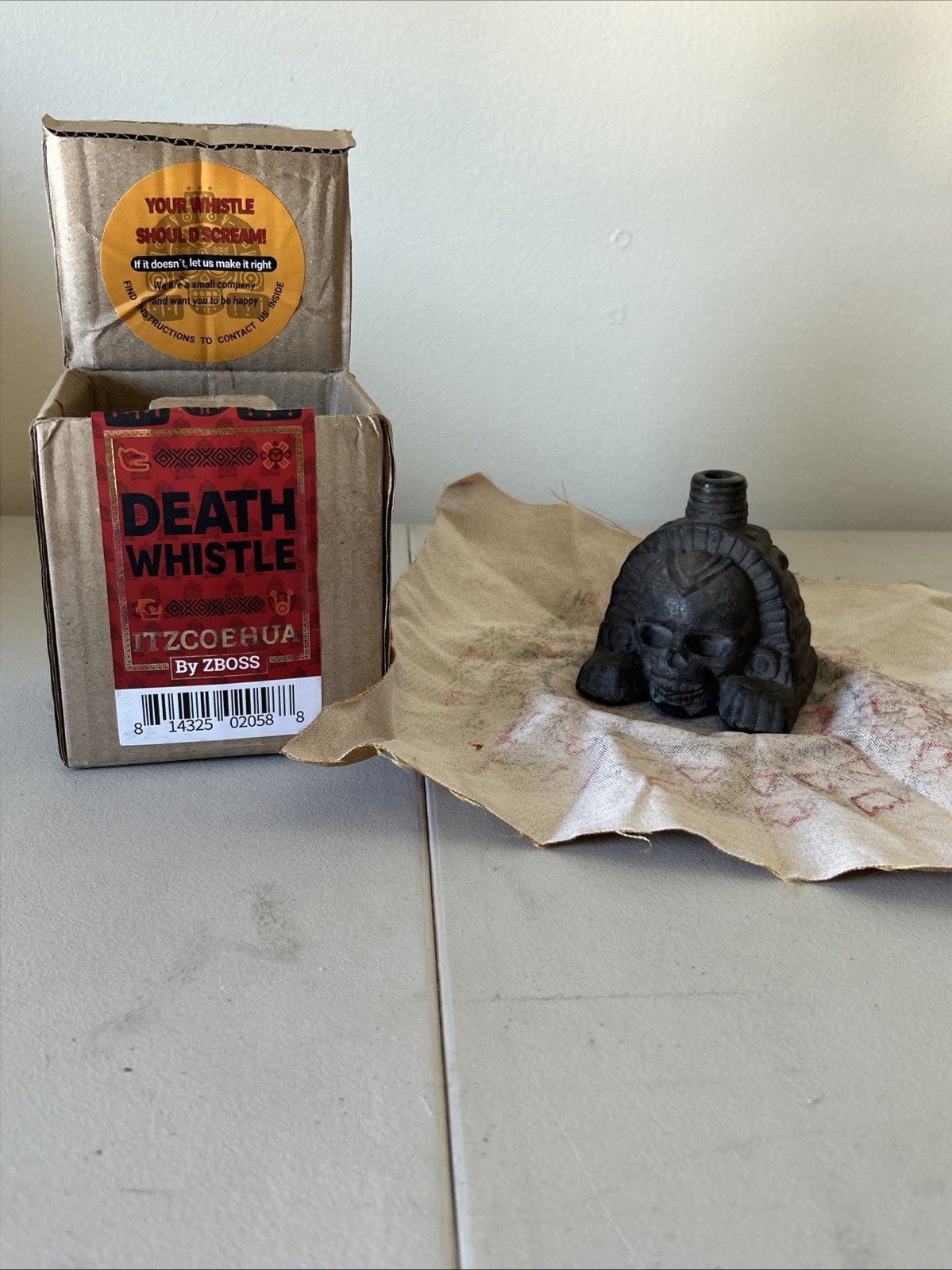 Real Screaming Aztec Death Whistle from ZBOSS Blessed by ITZCOEHUA