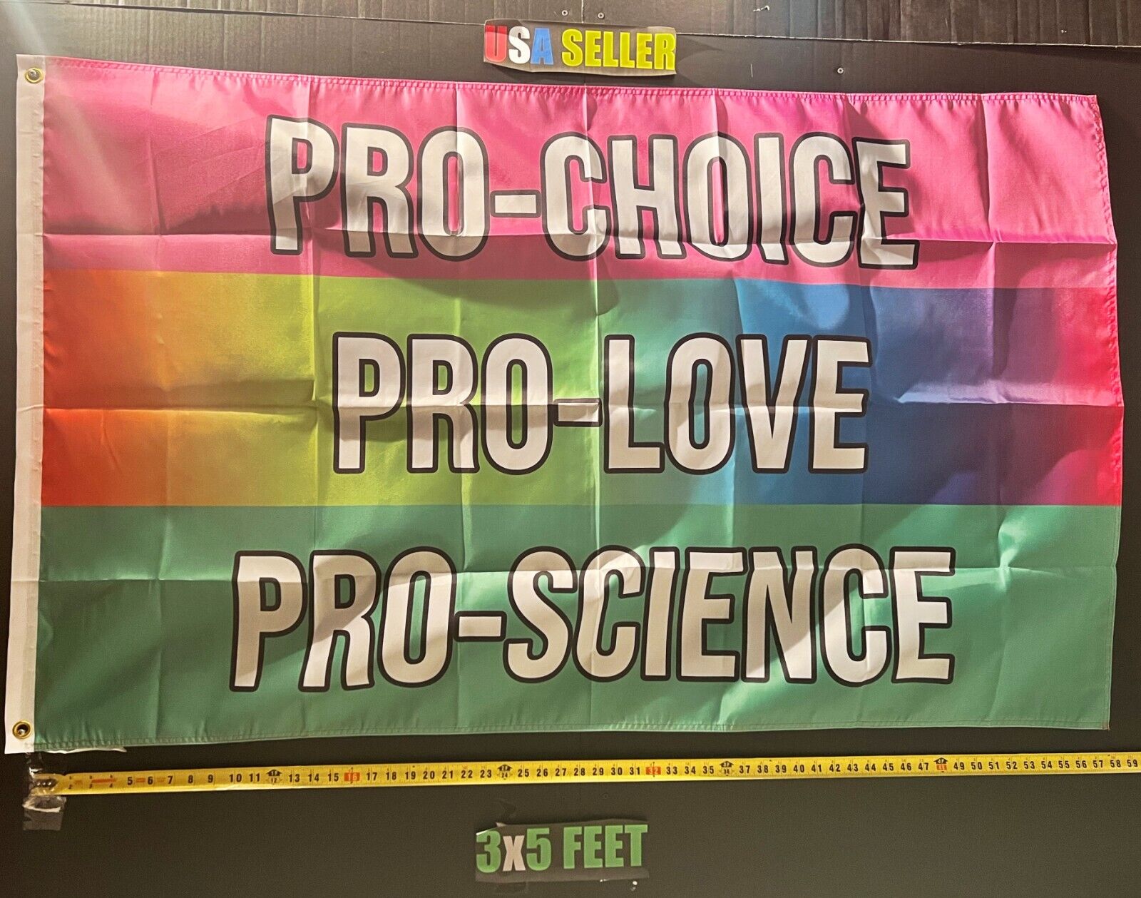 Pro Women Pro Choice Flag FREE USA SHIP Science Womens Rights BMP USA Sign 3x5\'