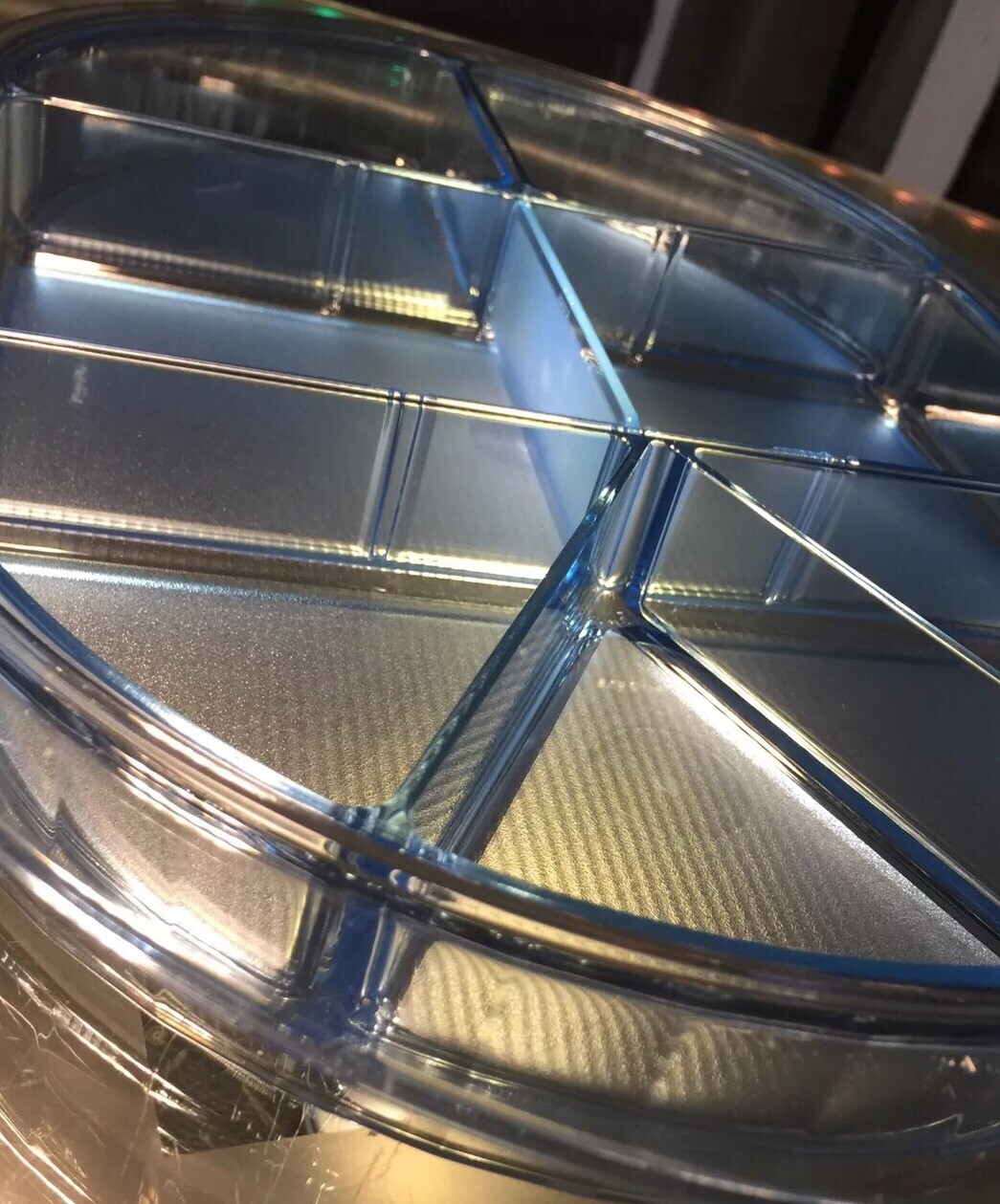 NEW VINTAGE TUPPERWARE Large PRELUDIO DIVIDED SERVING TRAY #2015 RARE/NEW NEW VINTAGE TUPPERWARE Large PRELUDIO DIVIDED SERVING TRAY #2015 RARE/NEW
