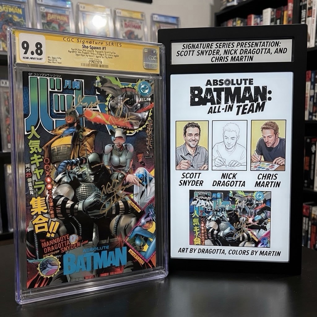 Absolute Batman # 25 Cgc 9.8 Cgc Signature Clay Mann Variant Cover L Ship Feb Absolute Batman # 25 Cgc 9.8 Cgc Signature Clay Mann Variant Cover L Ship Feb