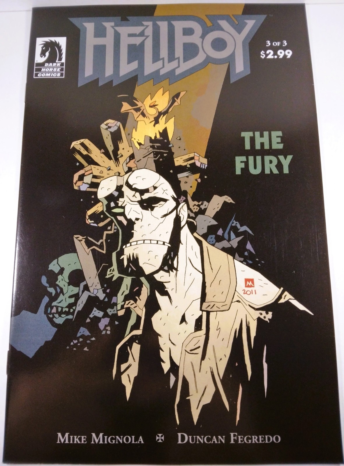 π©Έπ HELLBOY THE FURY #3 SECOND PRINT VARIANT DARK HORSE 2011 MIKE MIGNOLA 2ND π©Έπ HELLBOY THE FURY #3 SECOND PRINT VARIANT DARK HORSE 2011 MIKE MIGNOLA 2ND