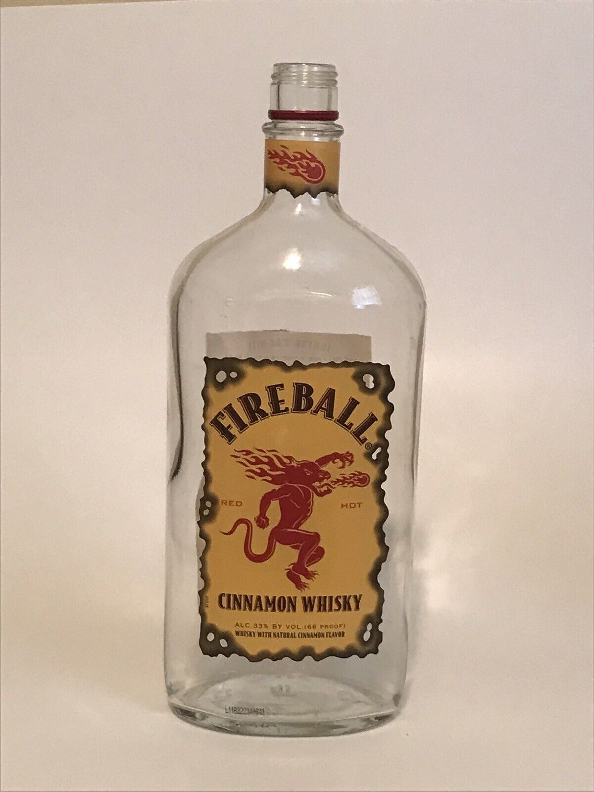 Fireball Whiskey Liquor Bottle Tobacco Hookah Bong Waterpipe Bubbler
