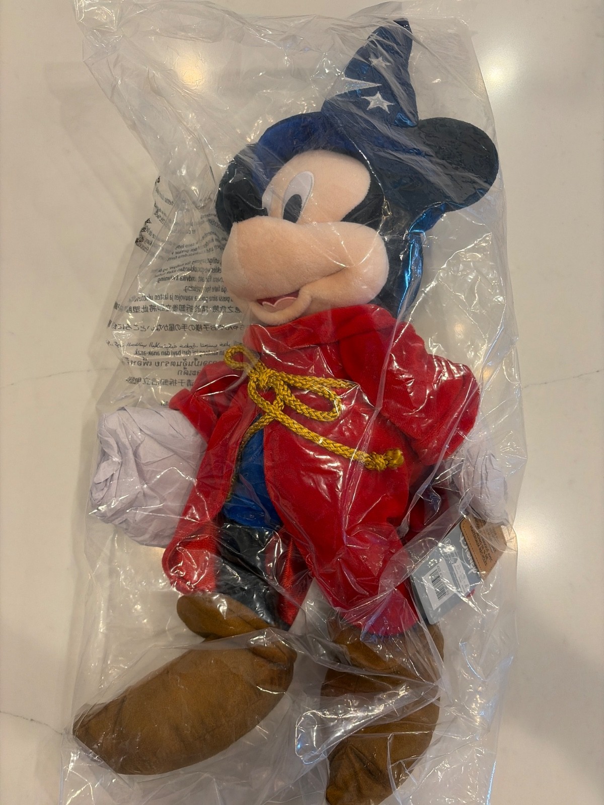 Official Fantasia Collection: Medium 22-Inch Sorcerer Mickey Mouse Plush - Authe Official Fantasia Collection: Medium 22-Inch Sorcerer Mickey Mouse Plush - Authe