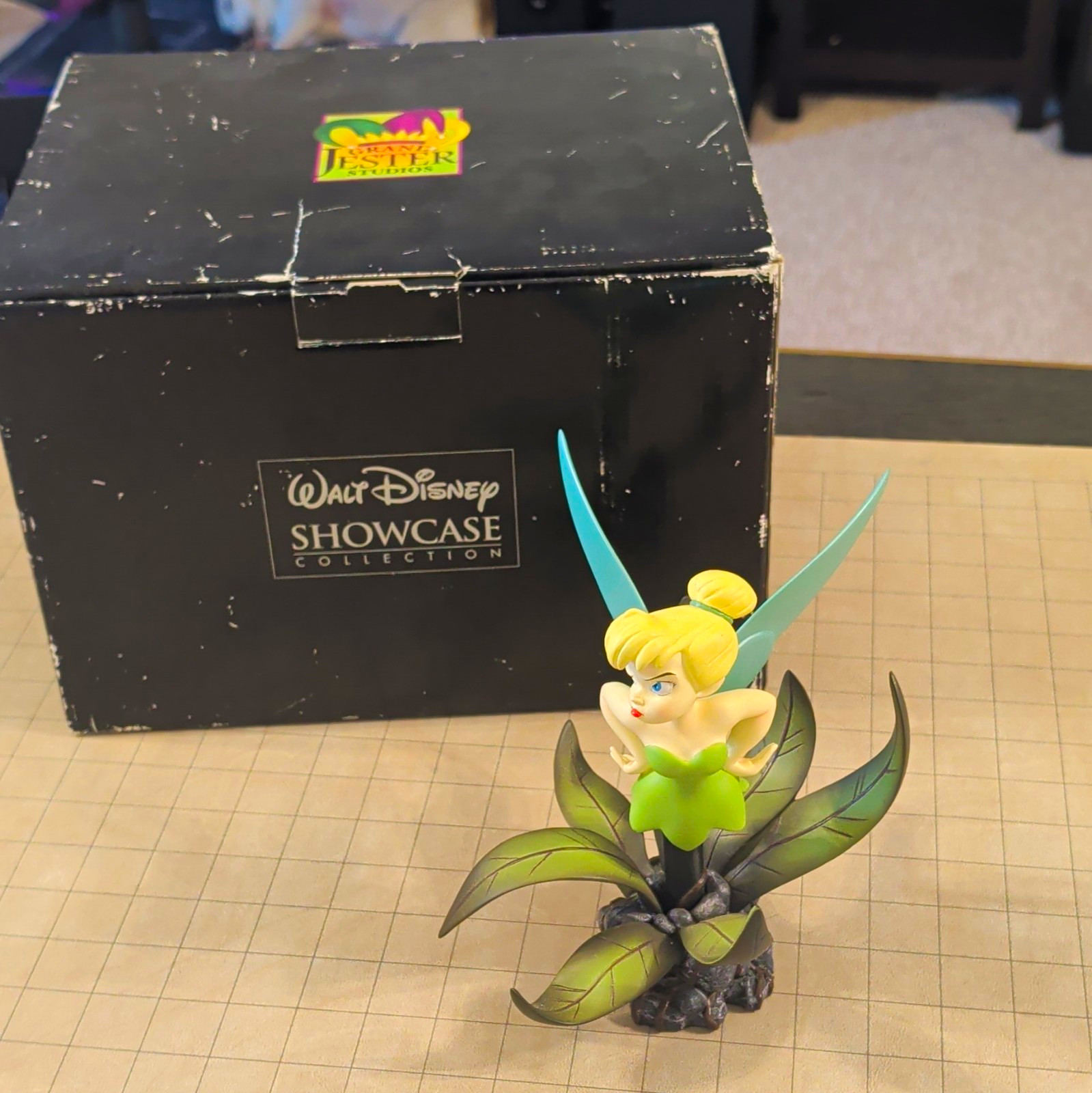 Walt Disney Showcase Tinker Bell Figurine Peter Pan 2009 4" Land of Disney