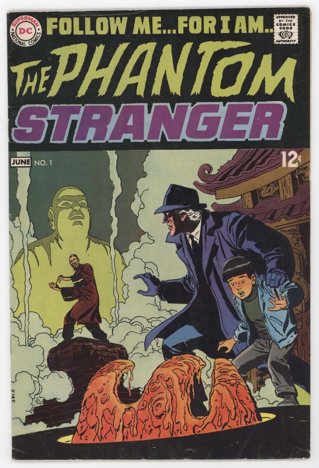 Phantom Stranger 1 DC 1969 FN Bill Draut Mike Friedrich