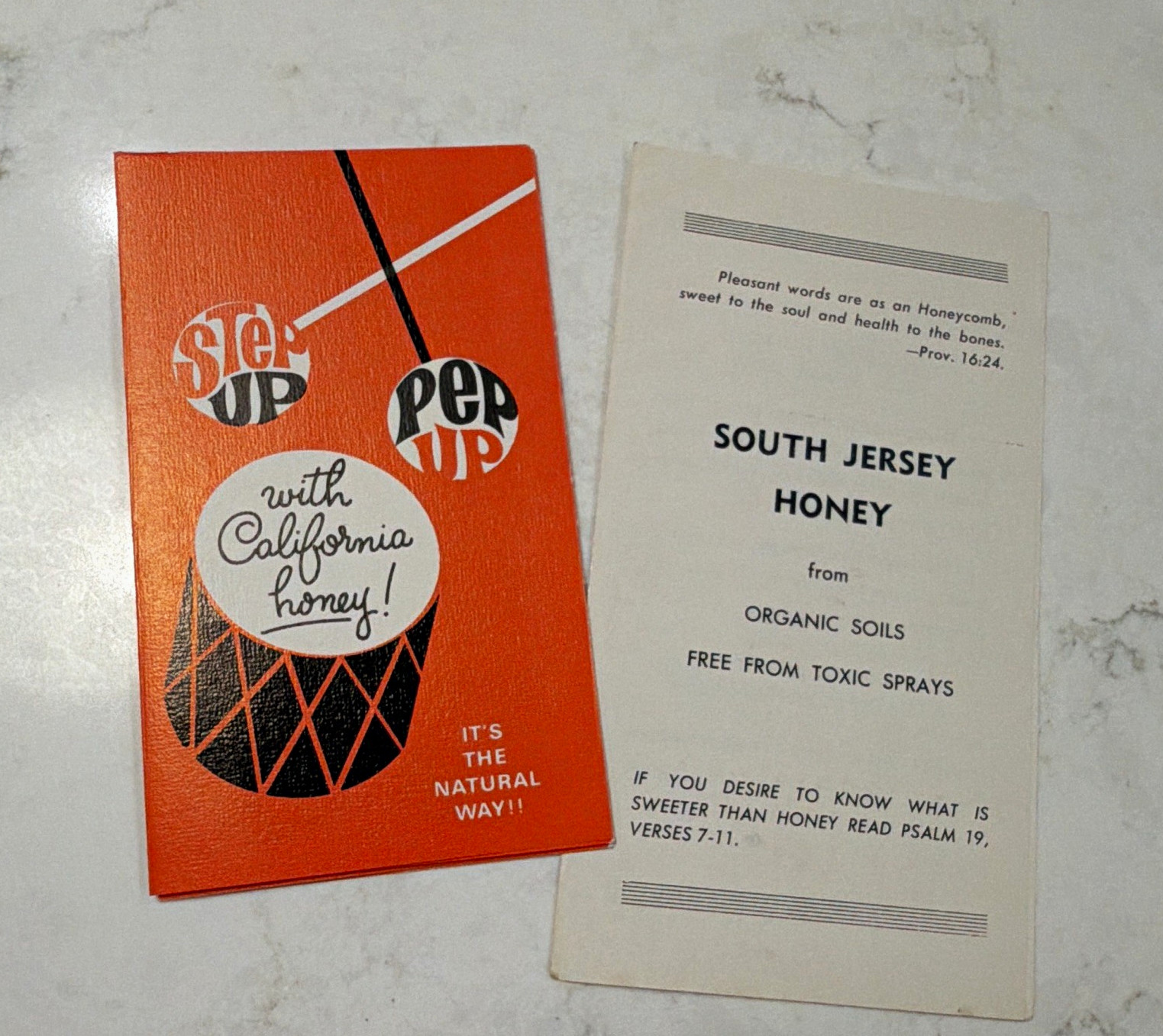 VTG 1950s/60s Honey Advertising Brochure Lot California South Jersey NJ Ephemera