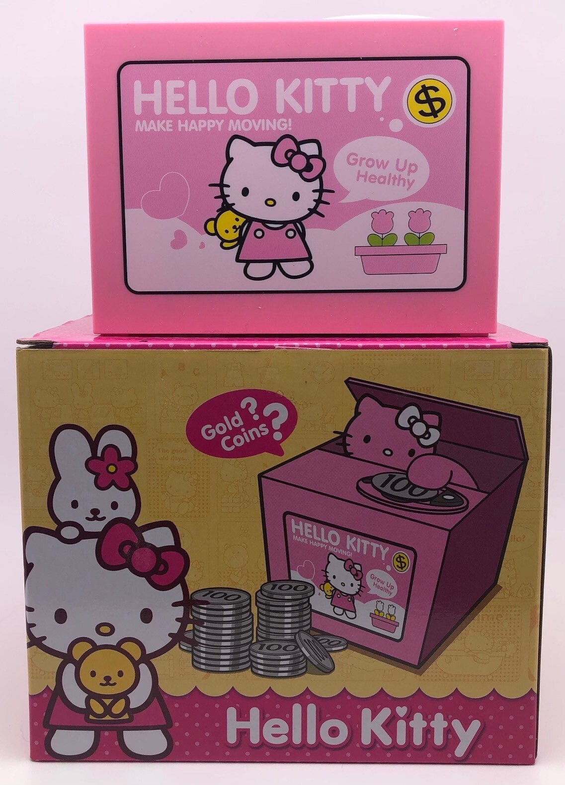 NEW Hello Kitty Mischief Coin Stealing Musical Bank. US Seller. NEW Hello Kitty Mischief Coin Stealing Musical Bank. US Seller.