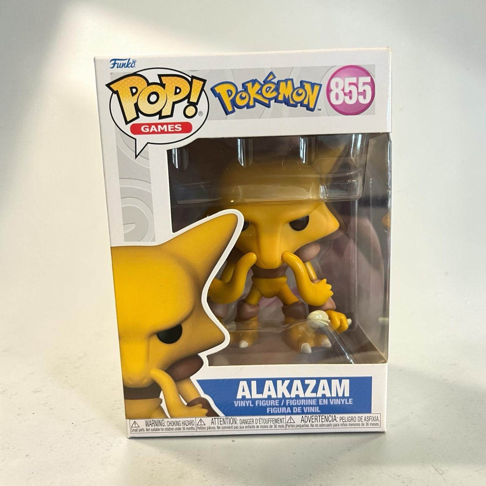 Funko Pop Vinyl Pokémon Alakazam #855 Games 2022 Figure Funko Pop Vinyl Pokémon Alakazam #855 Games 2022 Figure