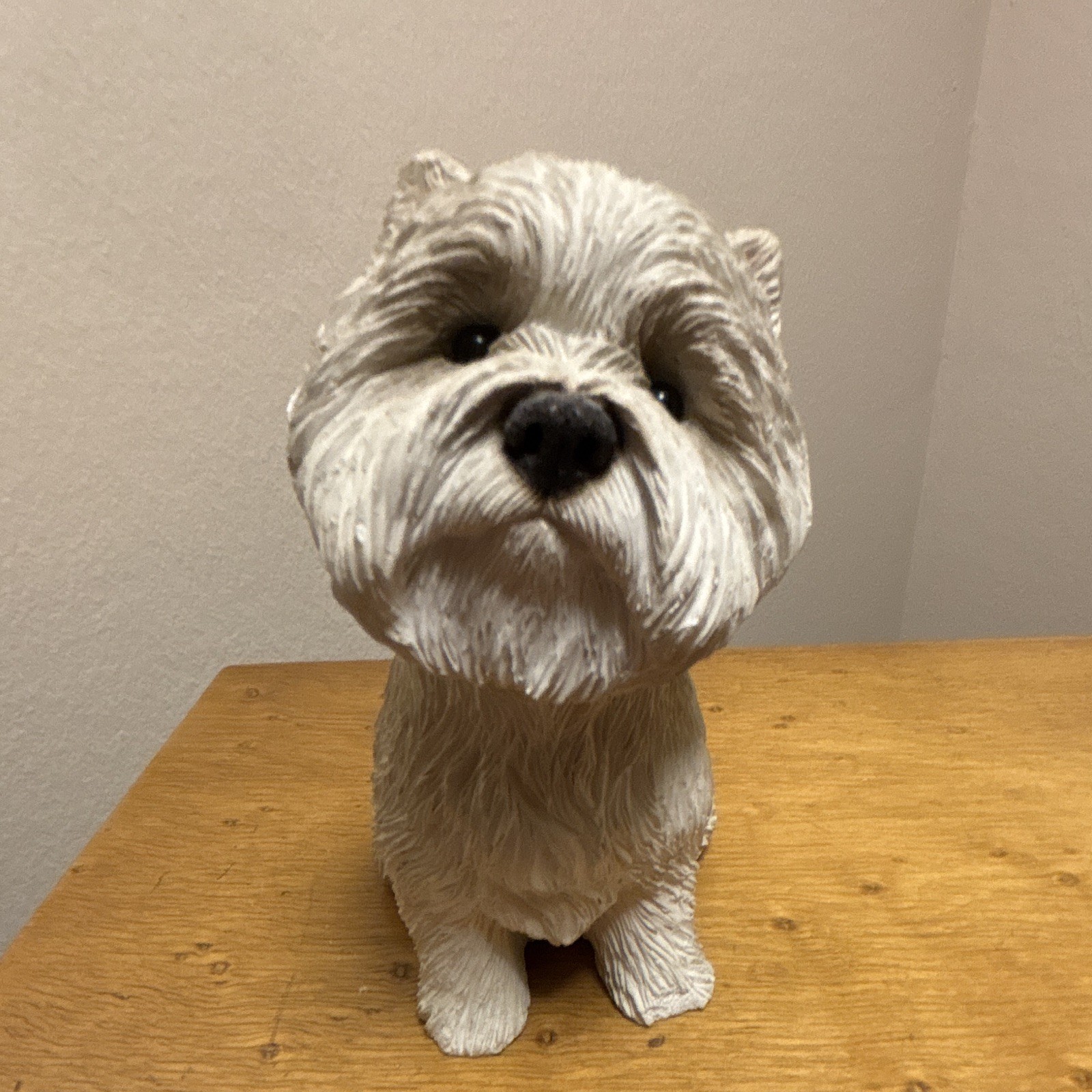 Sandicast West Highland White Terrier Westie White Dog Figurine Statue Vin 1989 Sandicast West Highland White Terrier Westie White Dog Figurine Statue Vin 1989